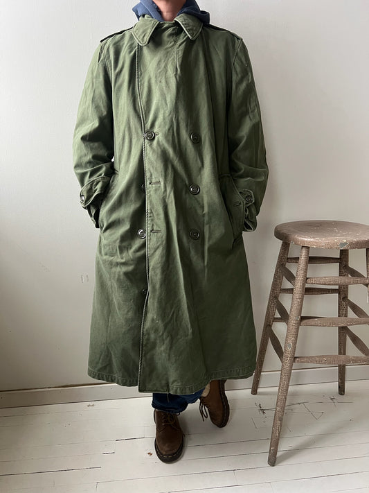 Military Cotton Trench Coat