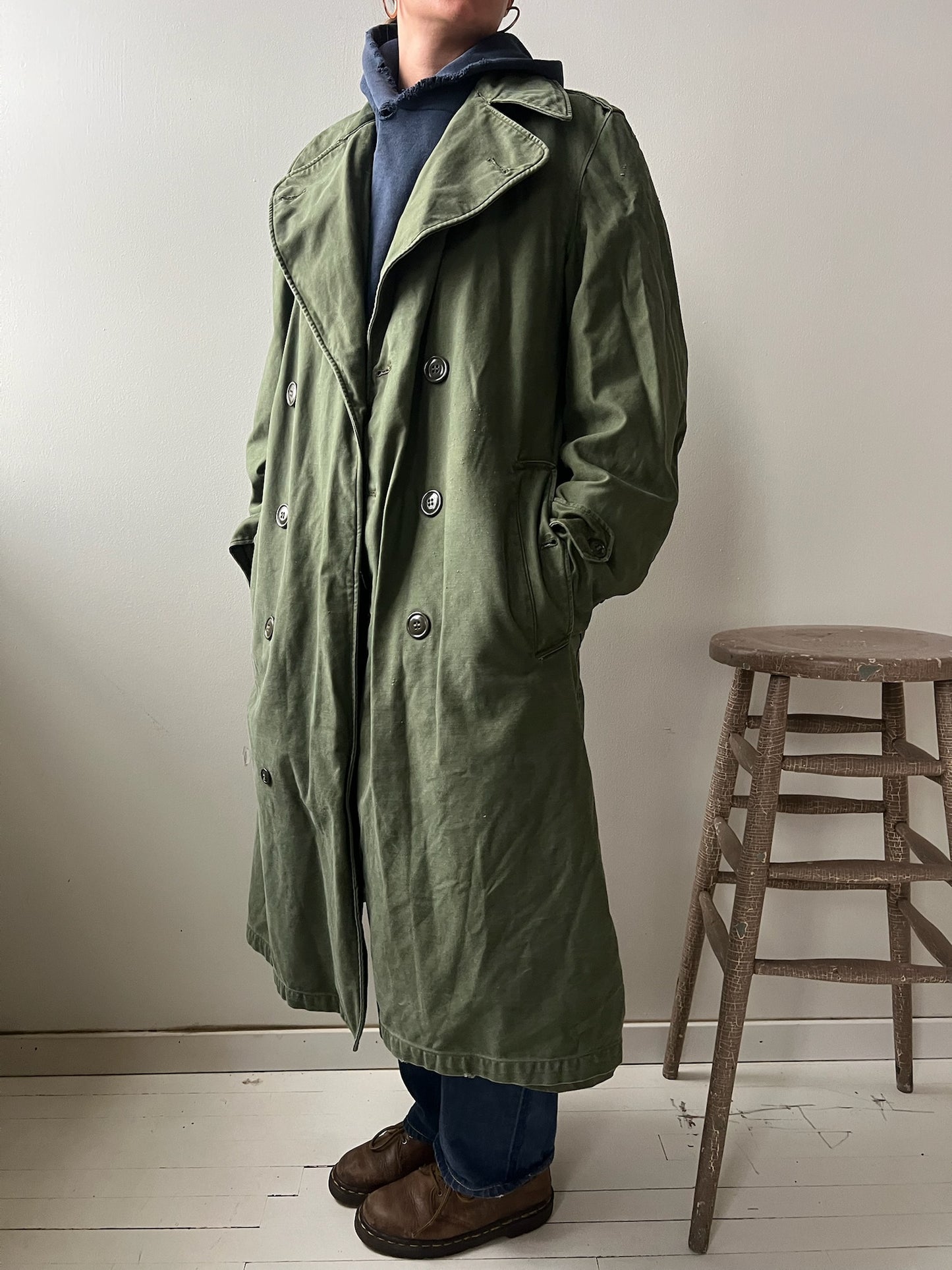 Military Cotton Trench Coat