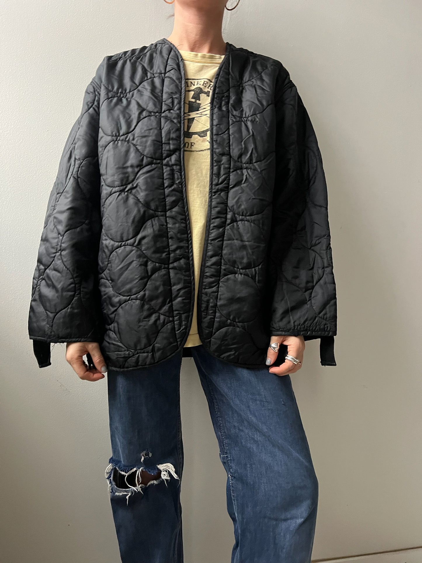 Black Military Liner