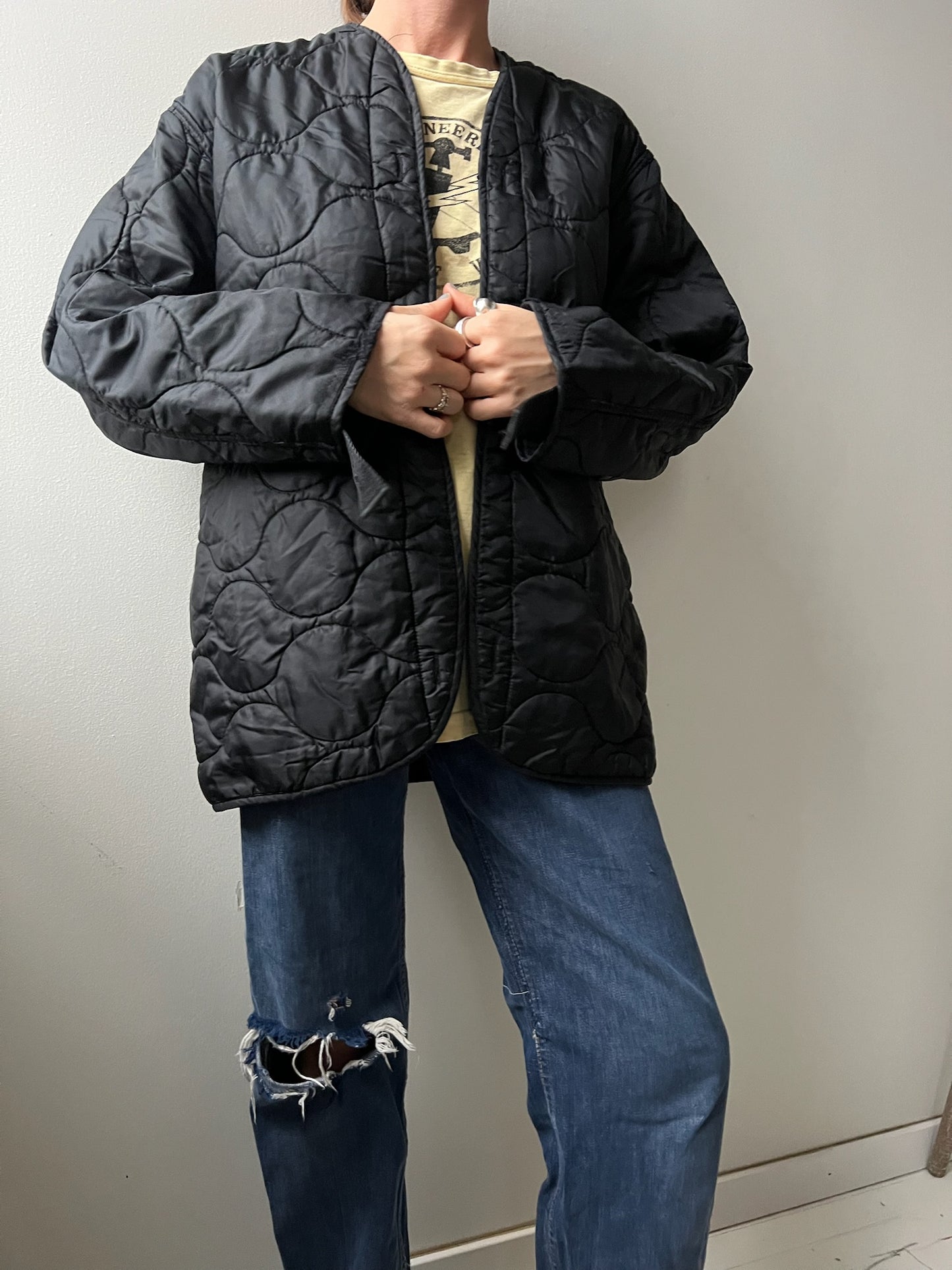 Black Military Liner