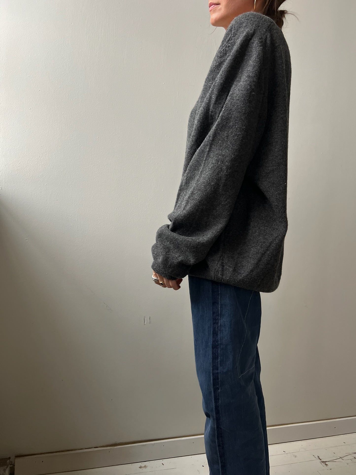 Dark Grey Wool Sweater