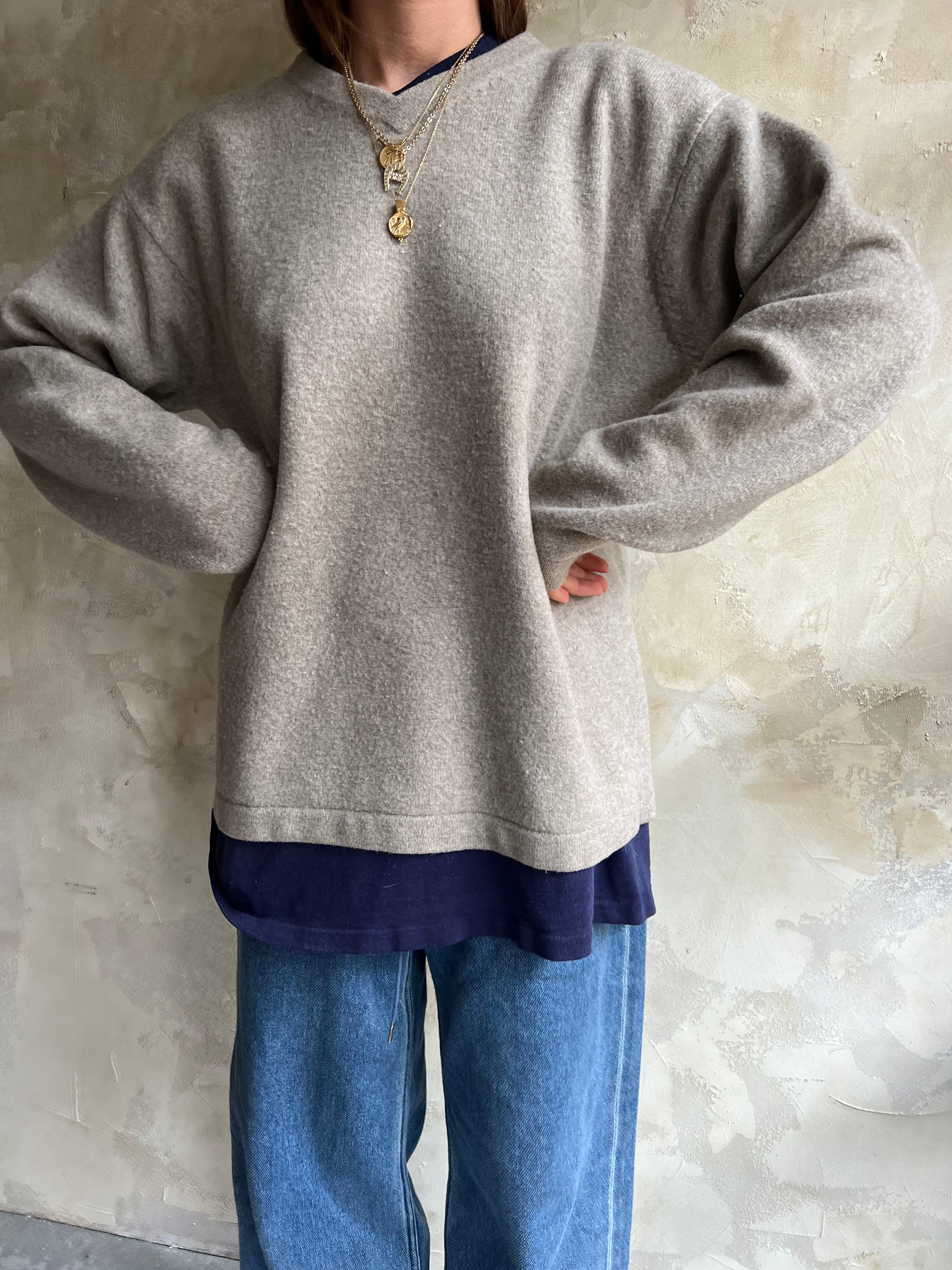 Taupe Wool Sweater