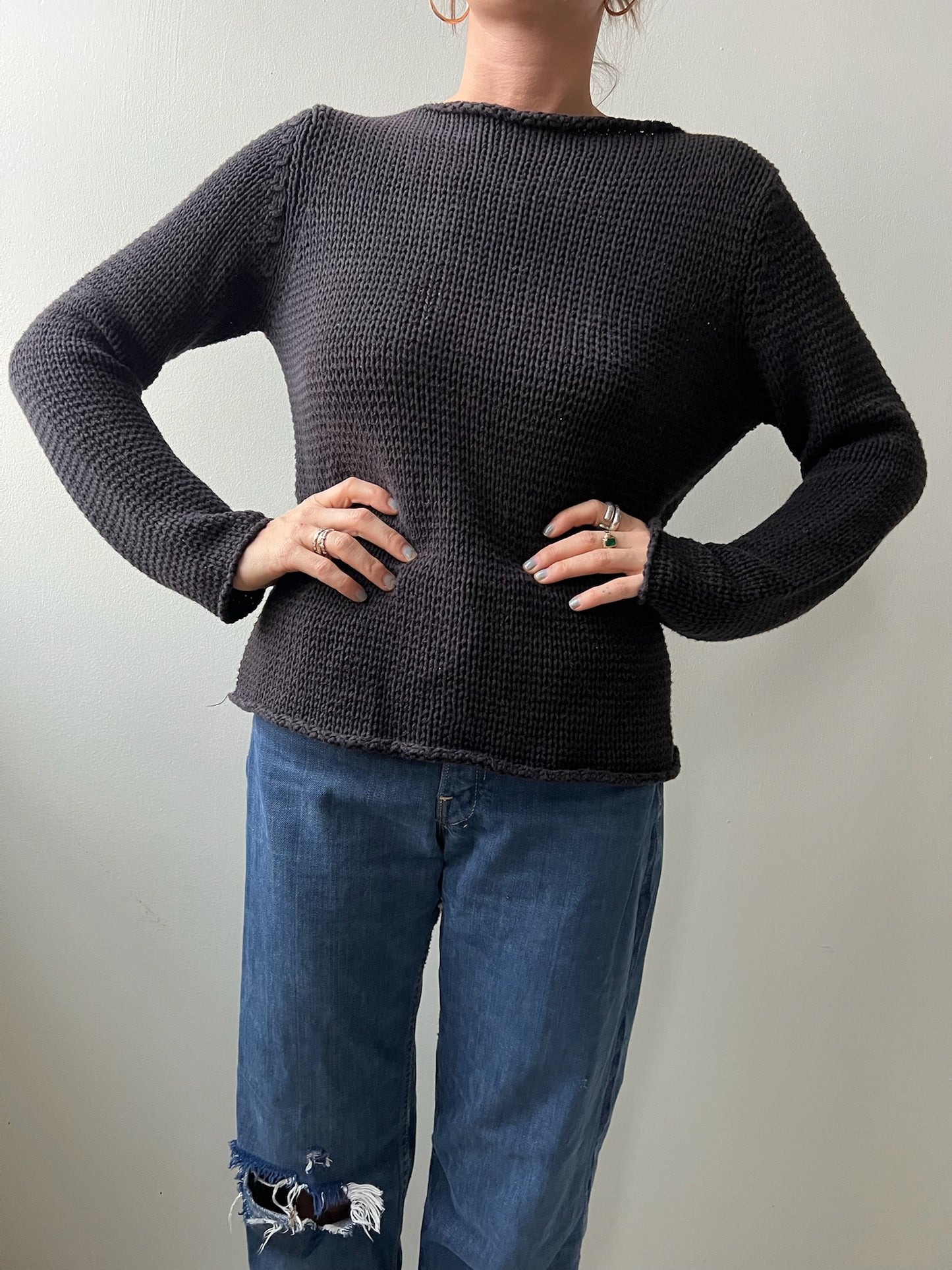 Knit Black Longsleeve