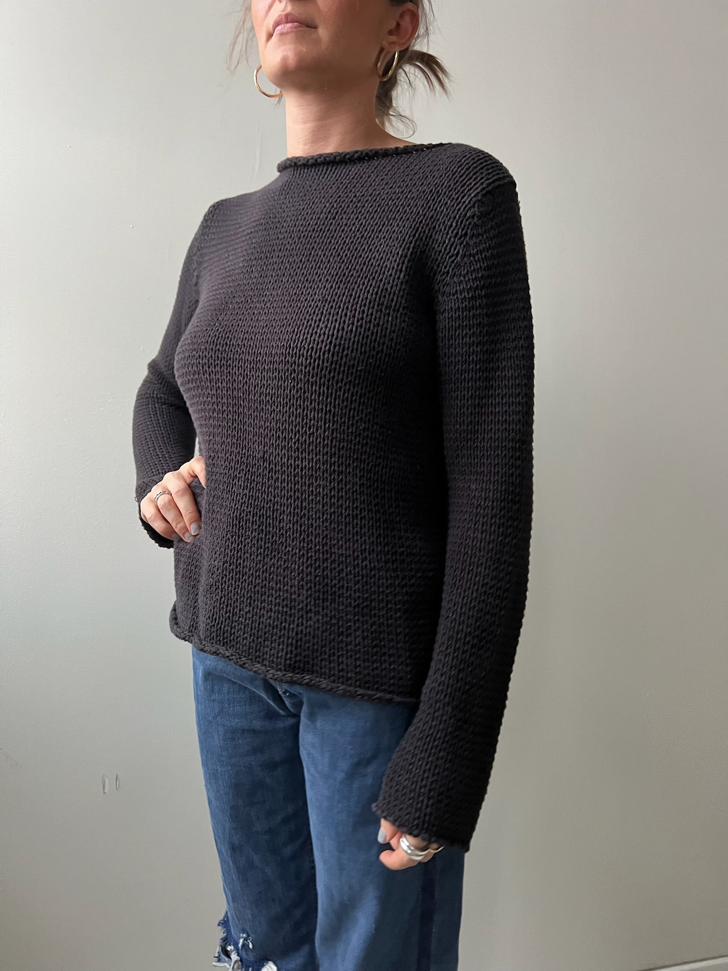 Knit Black Longsleeve