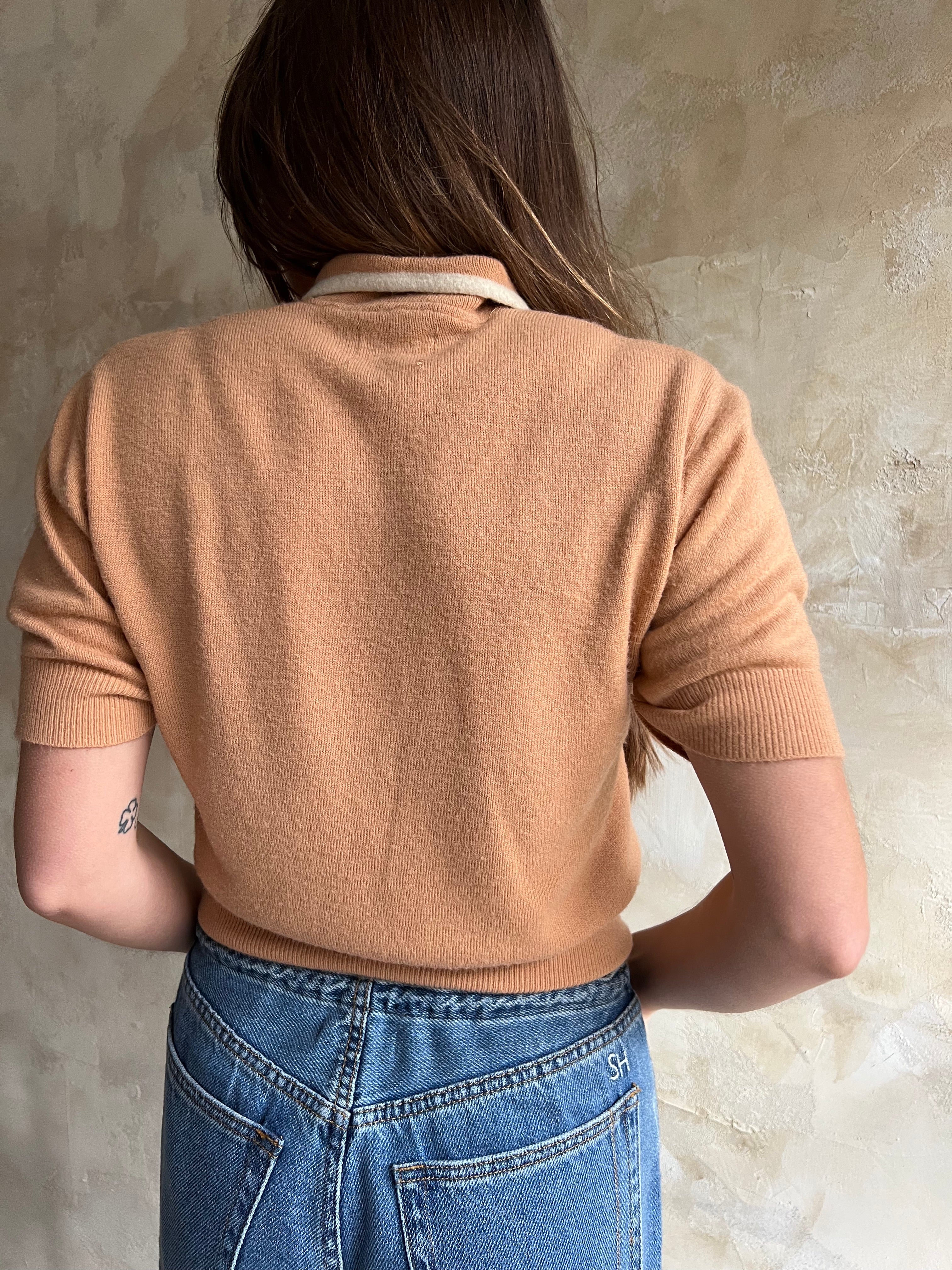 Short-Sleeve Sweater