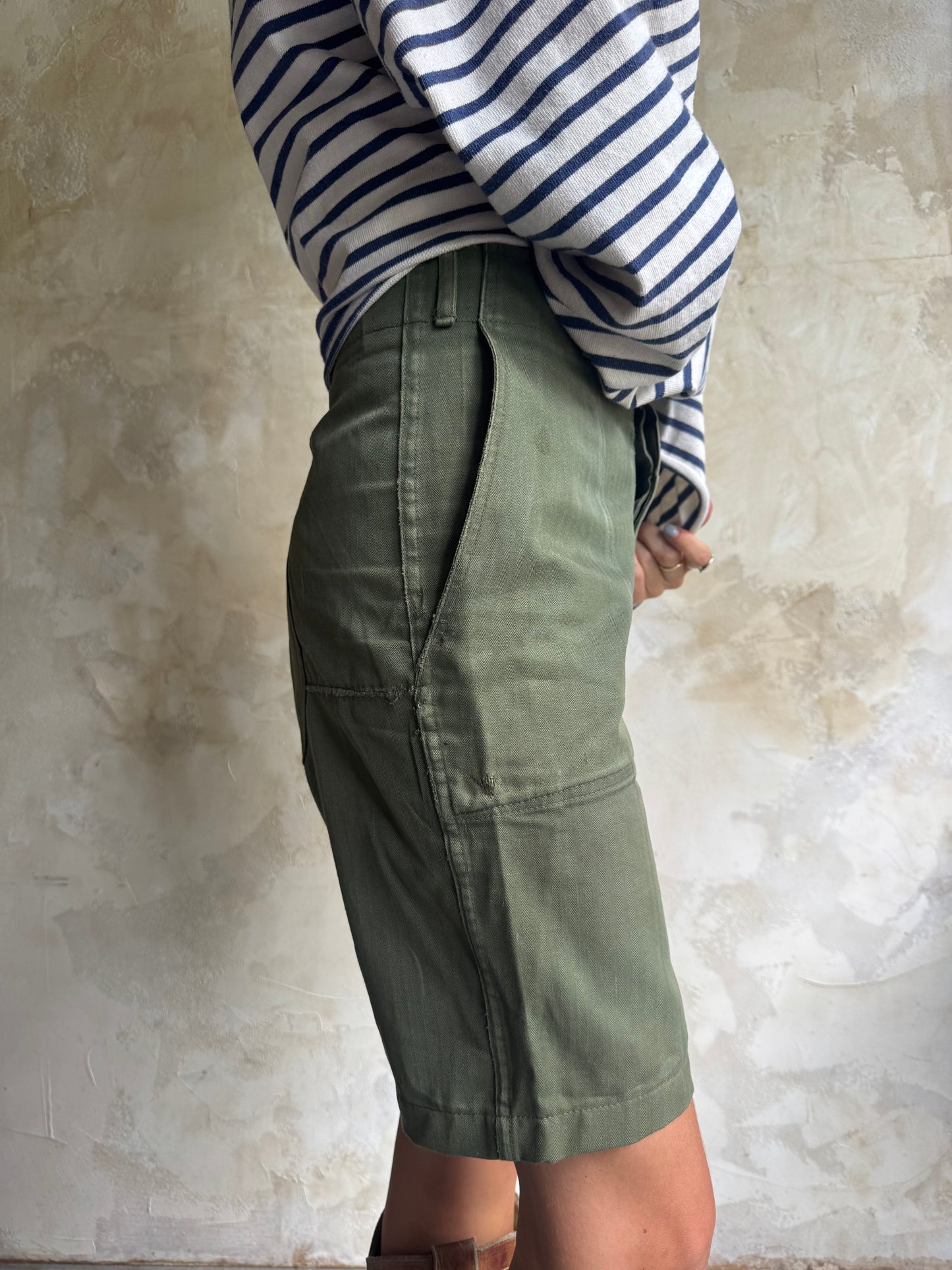 1950/60s Korean War HBT Shorts 02