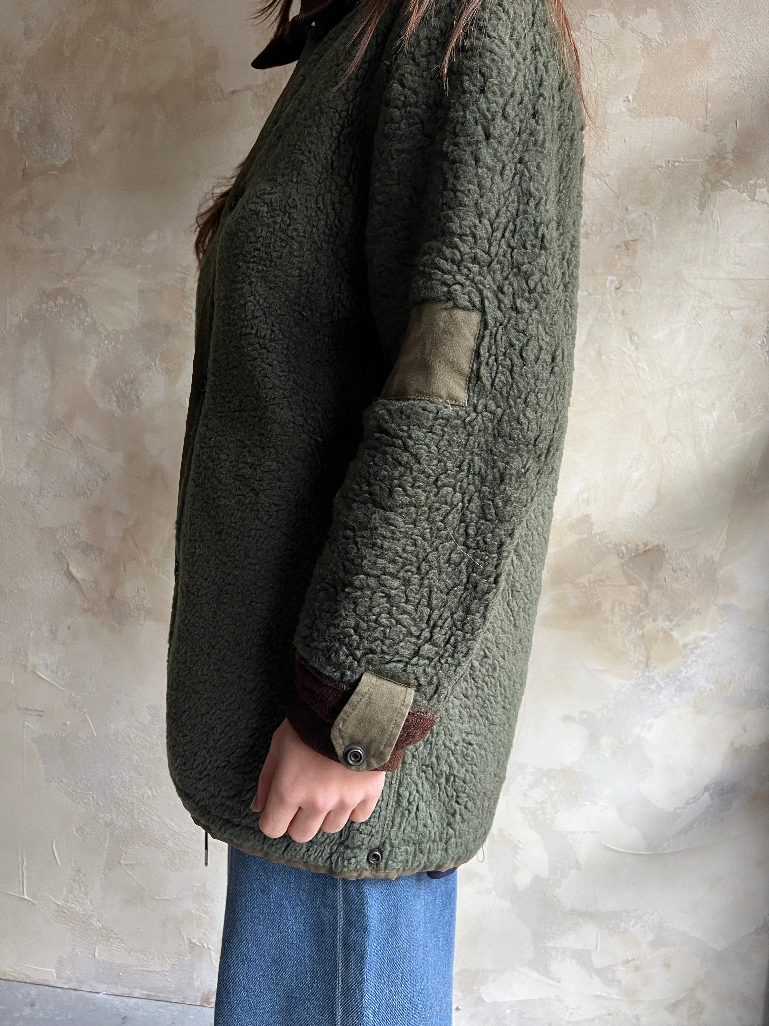 Faux Shearling Military Liner