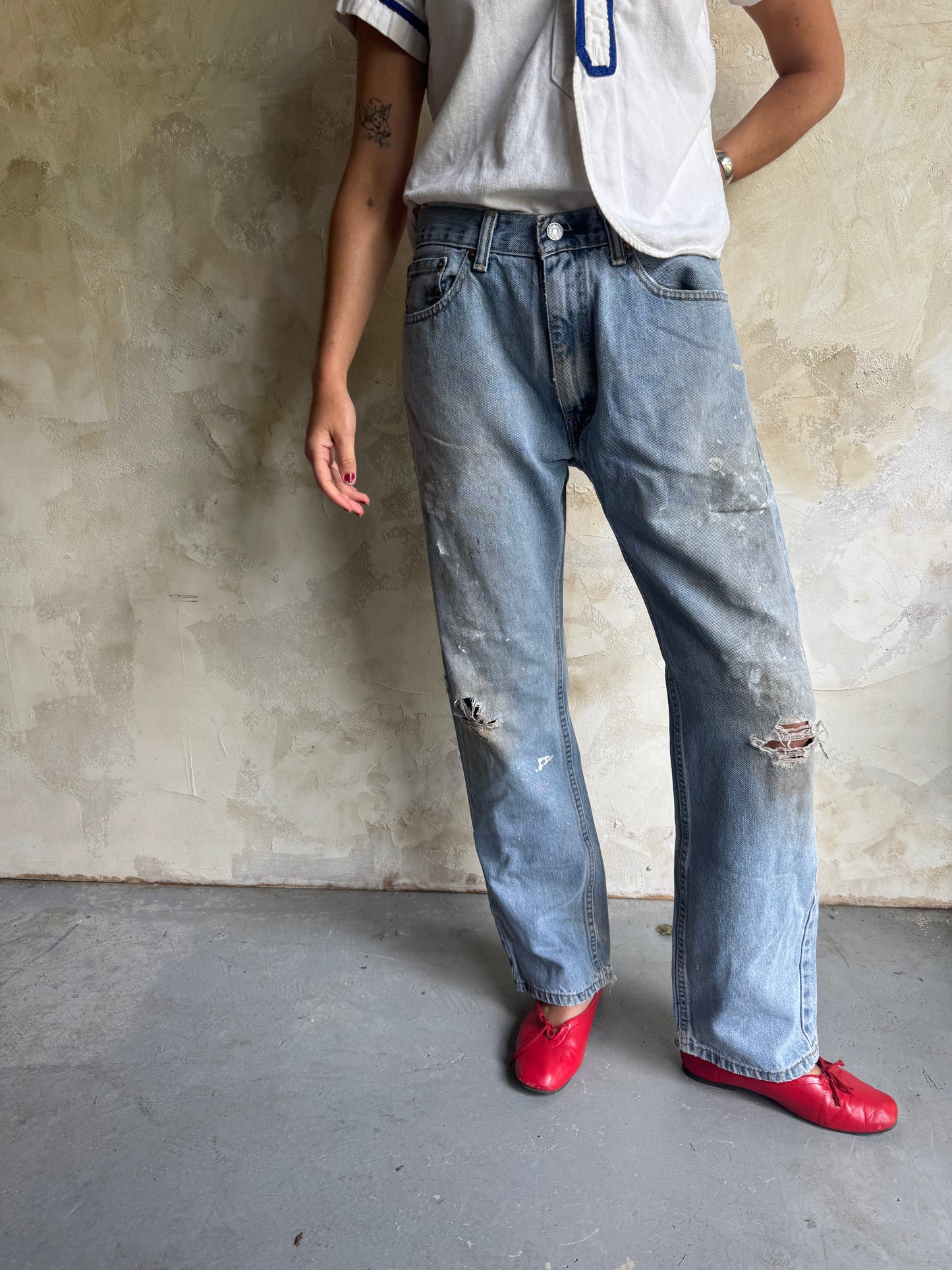 Distressed Painters Levi’s 505