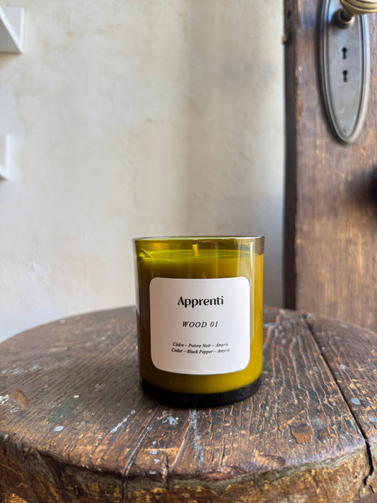 Wood Candle by Apprenti Ôr'ganik