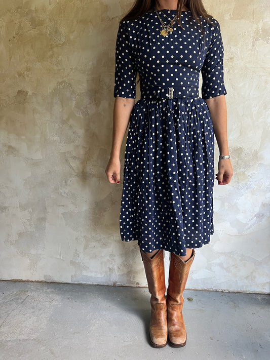 50s Polka Dot Dress