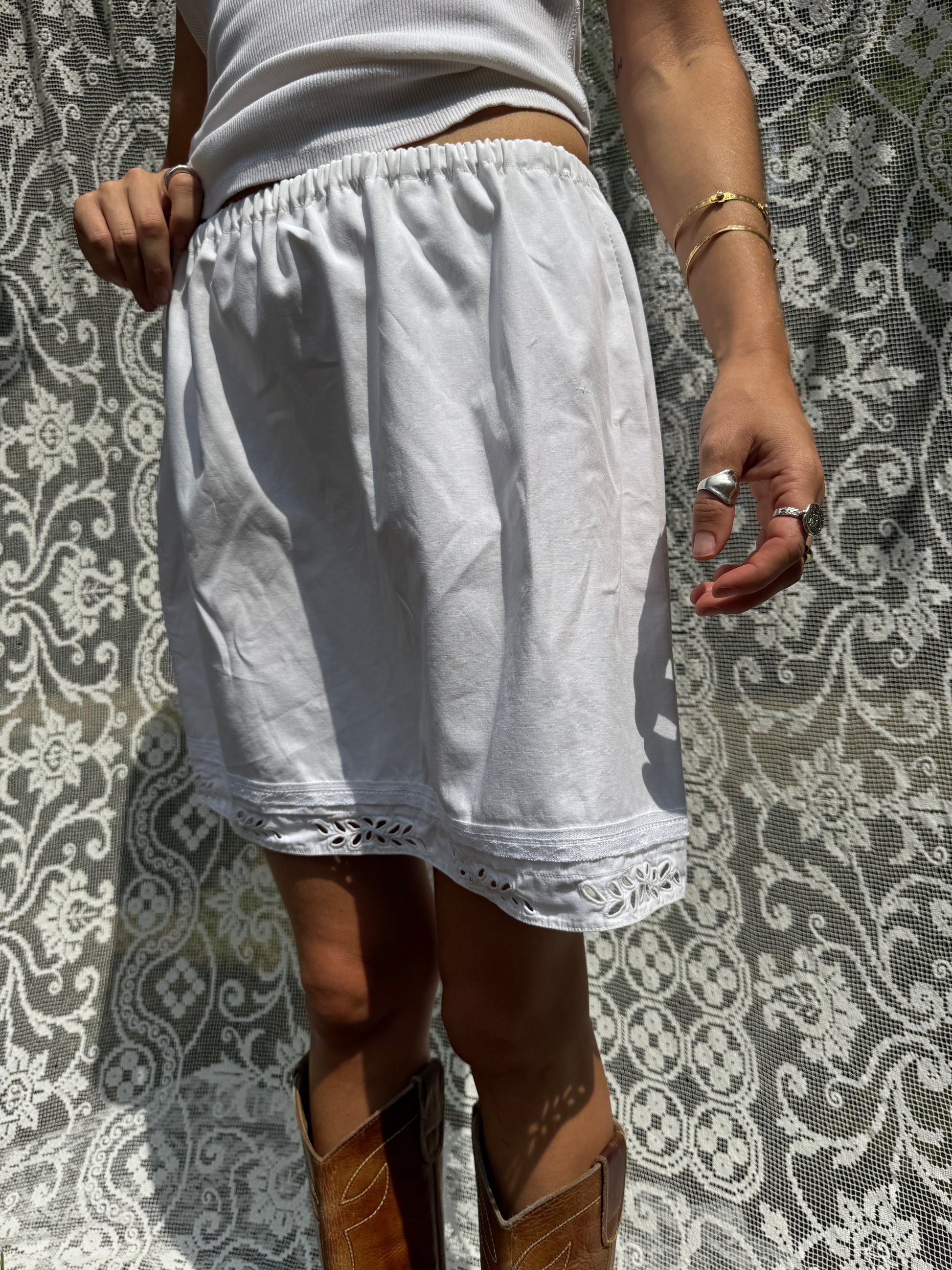 Reworked Italian Tablecloth Skirt 01 – The Wanderly