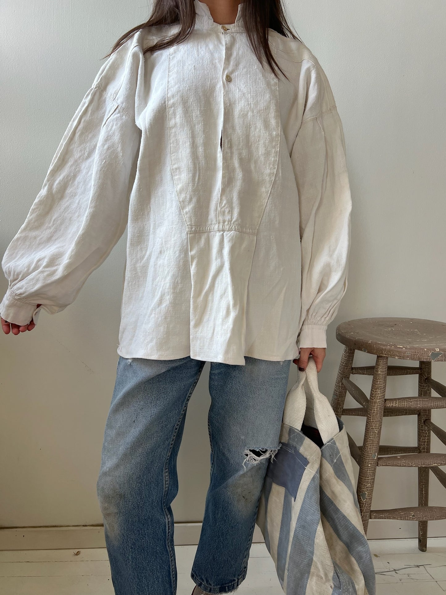 Linen Edwardian Blouse 02