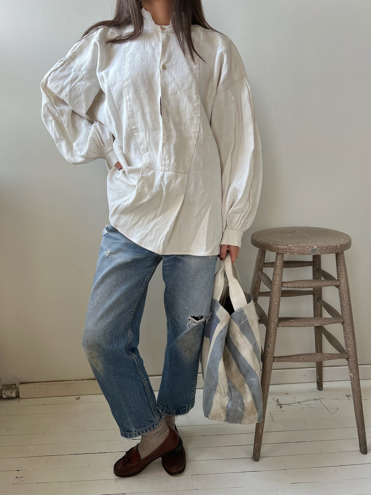 Linen Edwardian Blouse 02