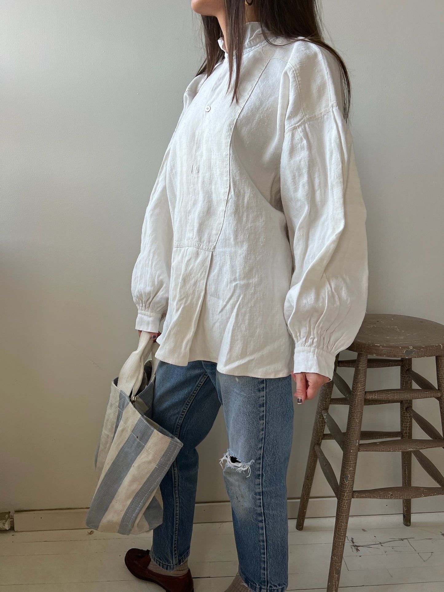 Linen Edwardian Blouse 02