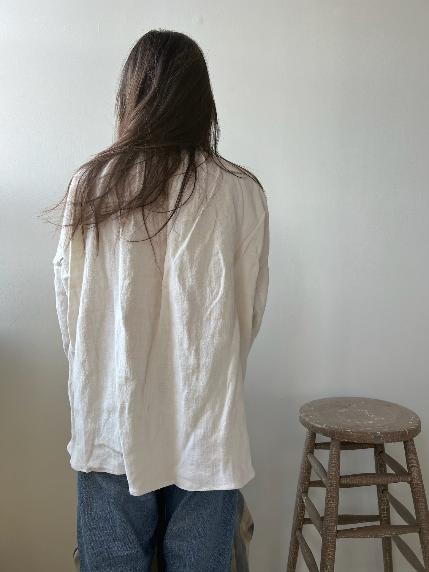 Linen Edwardian Blouse 02