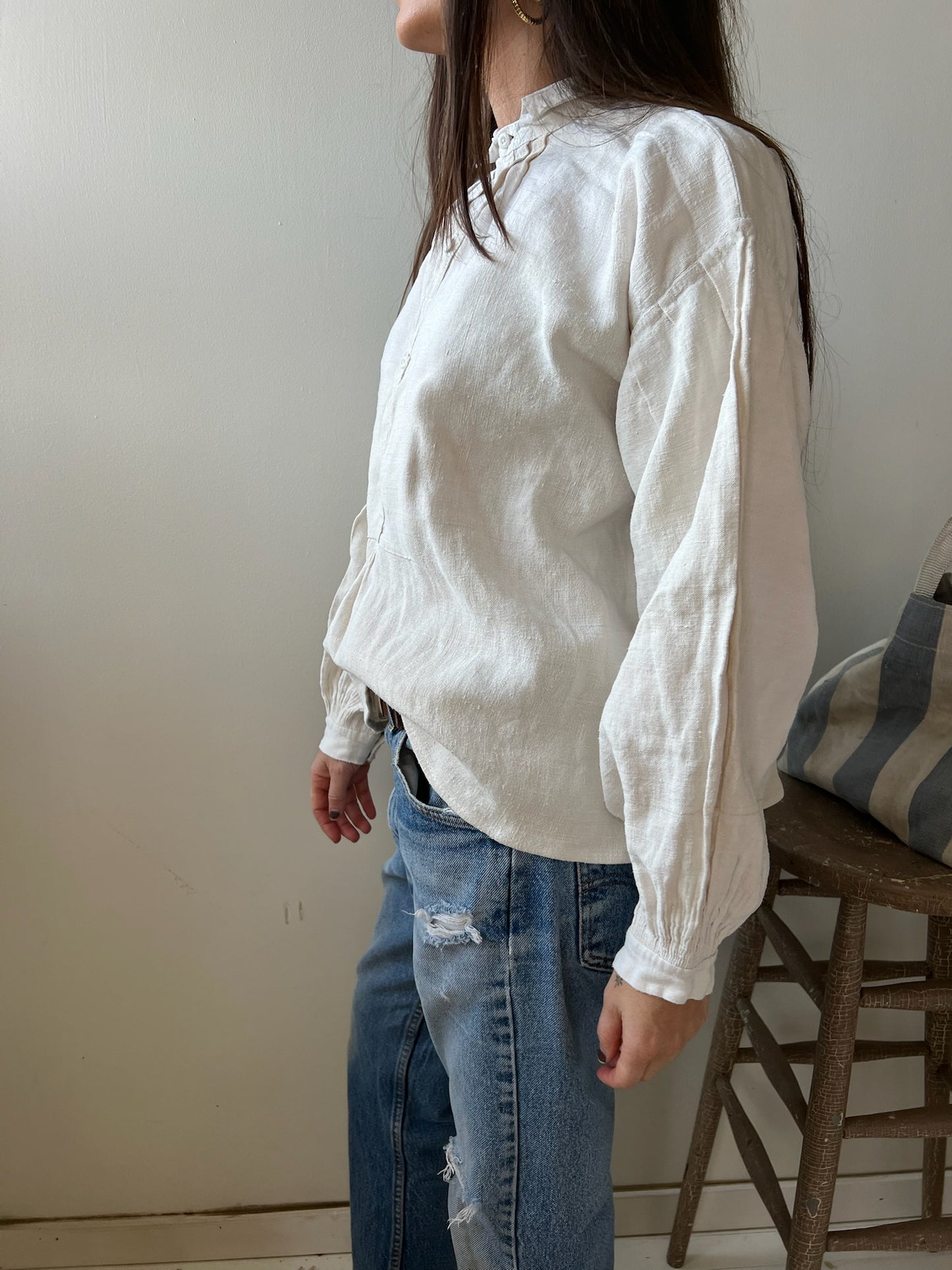 Linen Edwardian Blouse 03