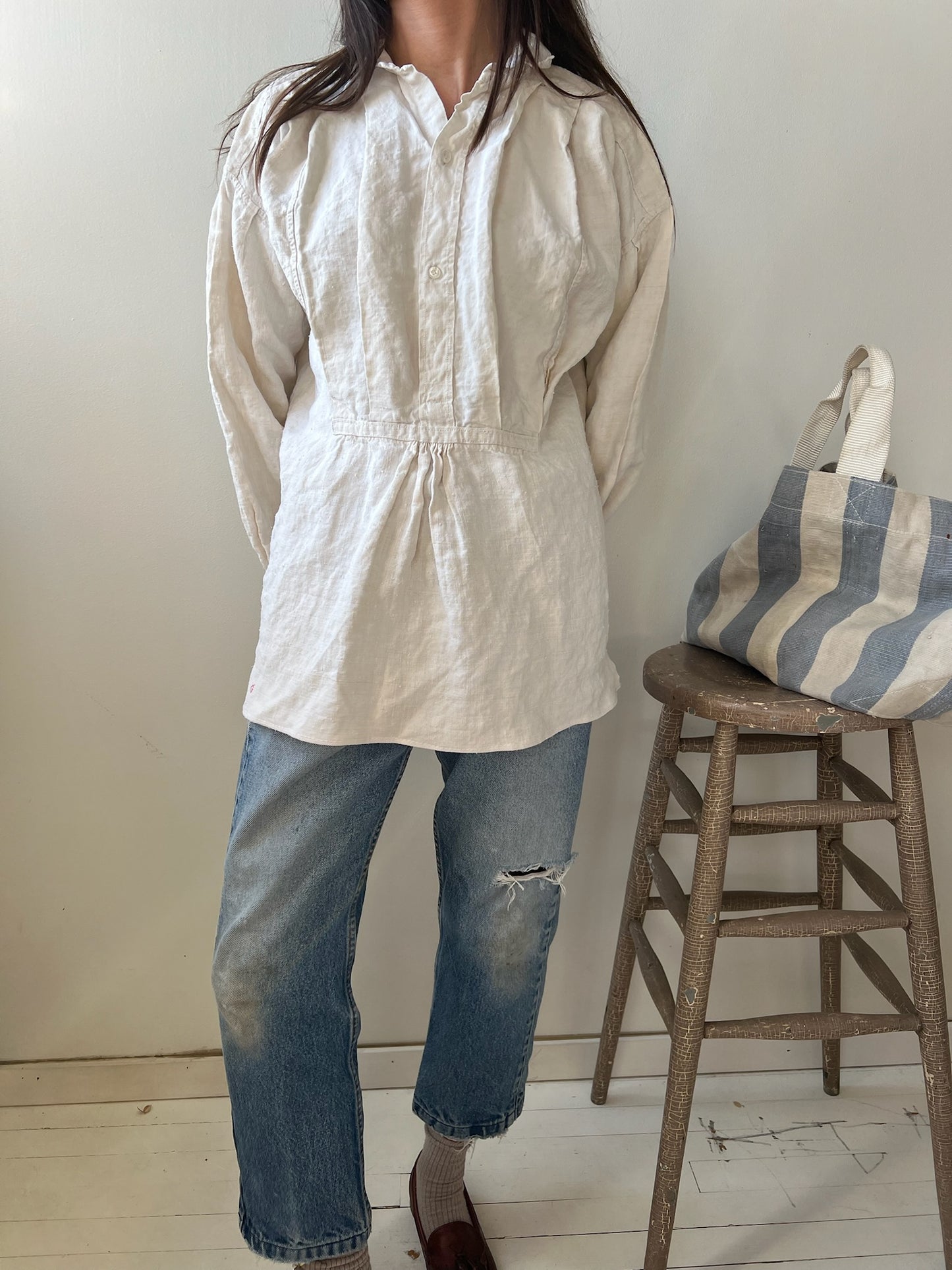 Linen Edwardian Blouse 06