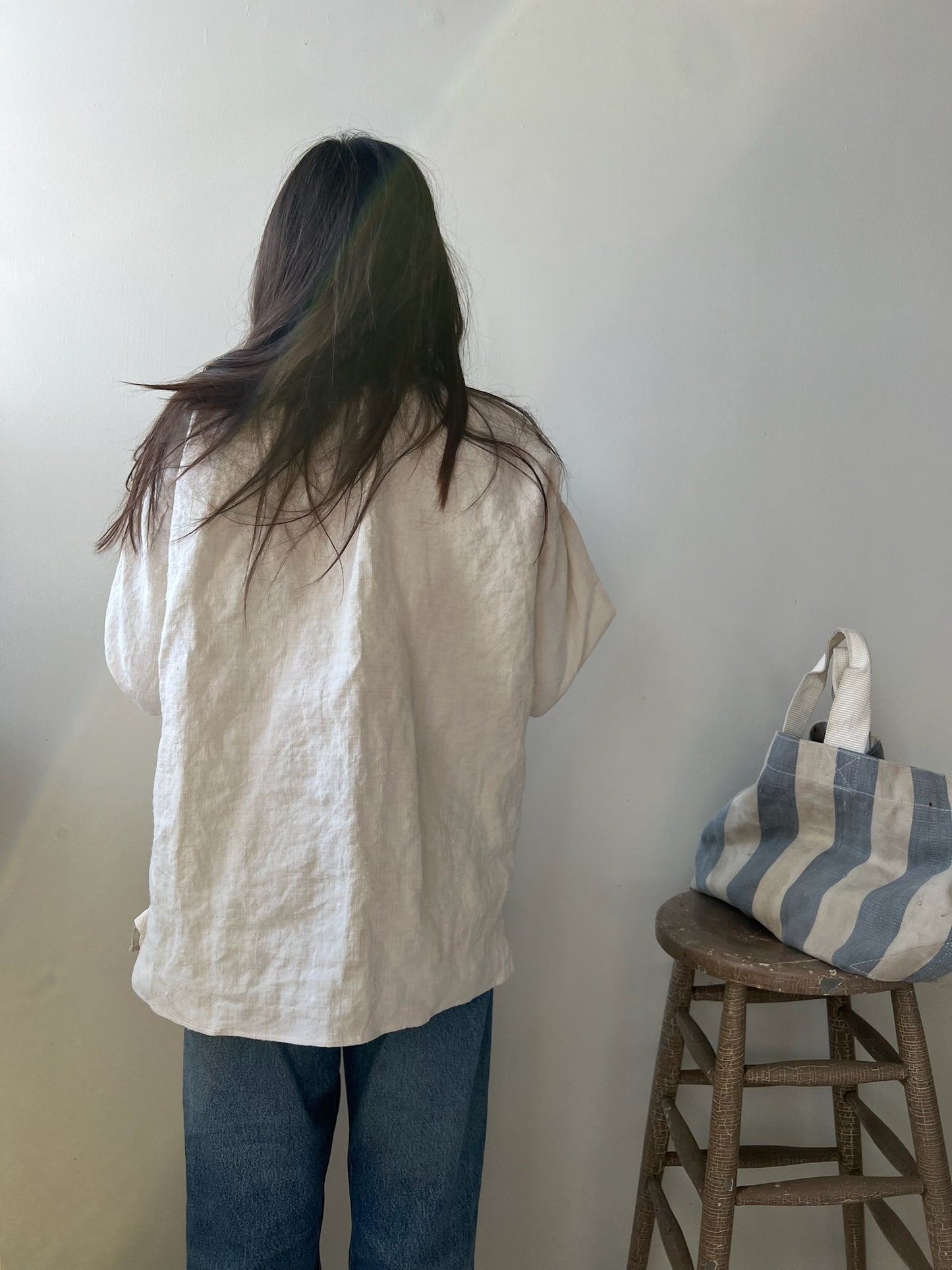 Linen Edwardian Blouse 06