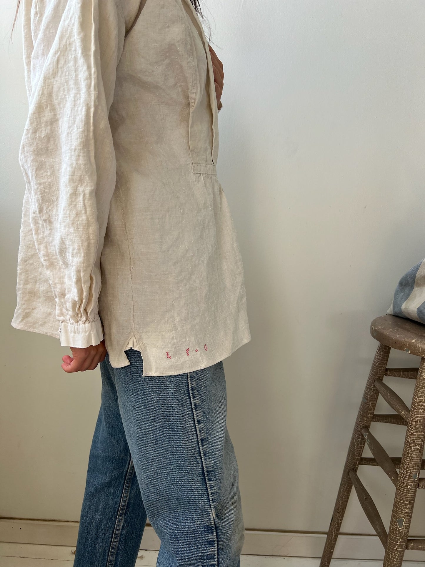 Linen Edwardian Blouse 06