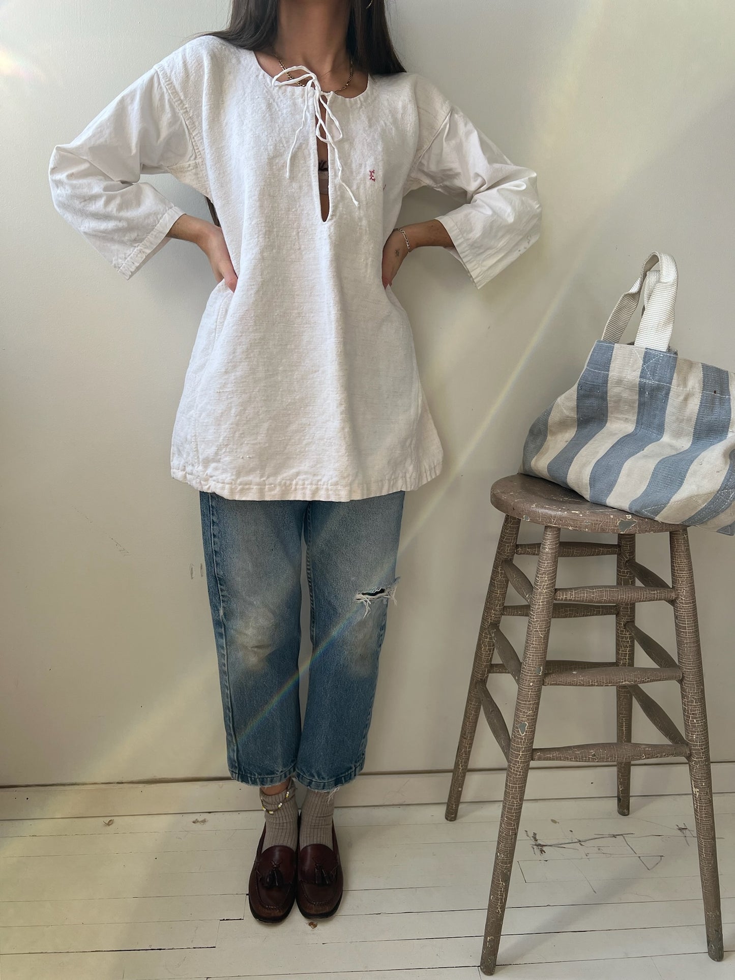 Linen Edwardian Smock 07