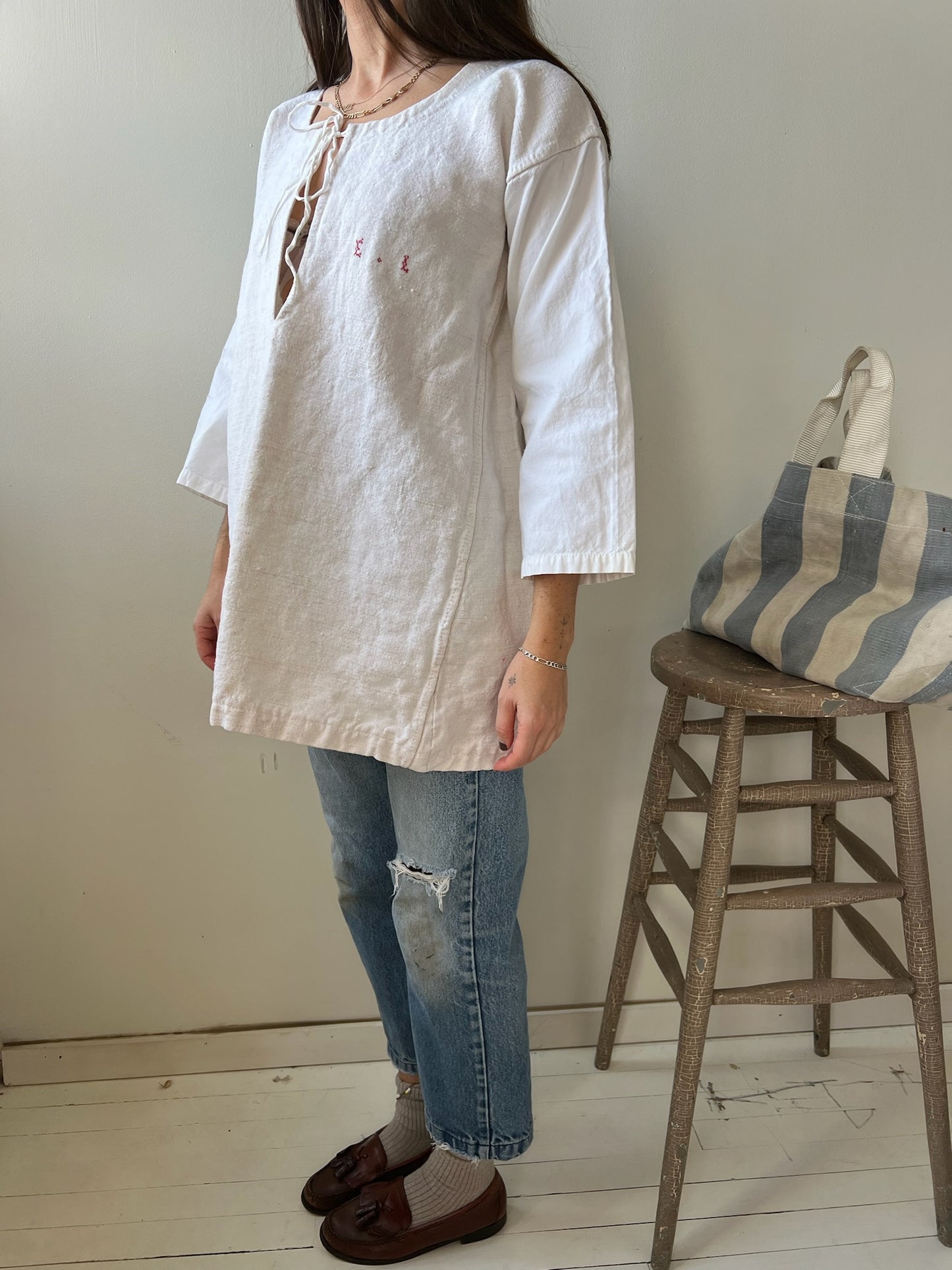 Linen Edwardian Smock 07