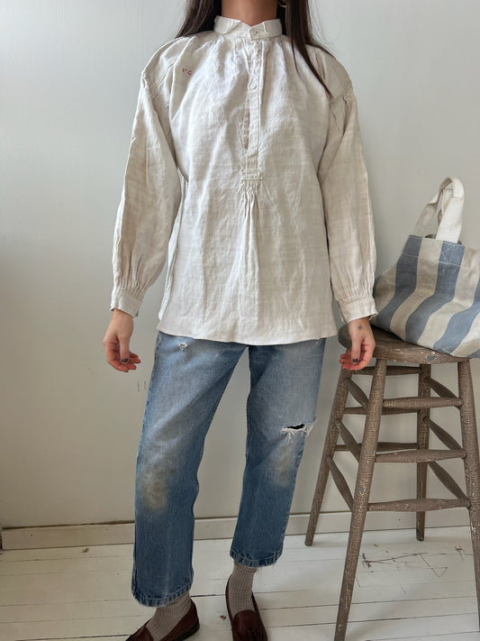 Linen Edwardian Blouse 08