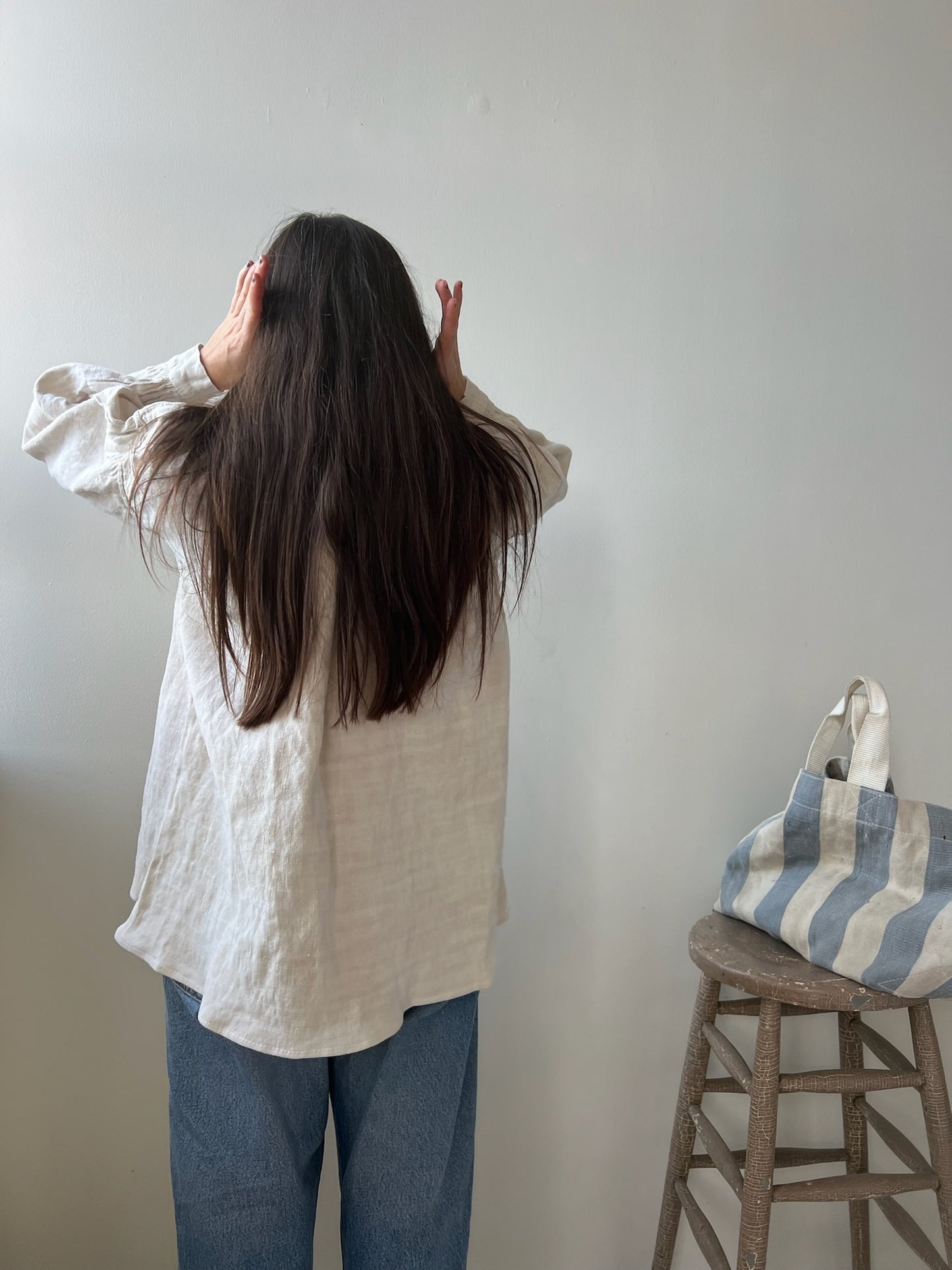 Linen Edwardian Blouse 08