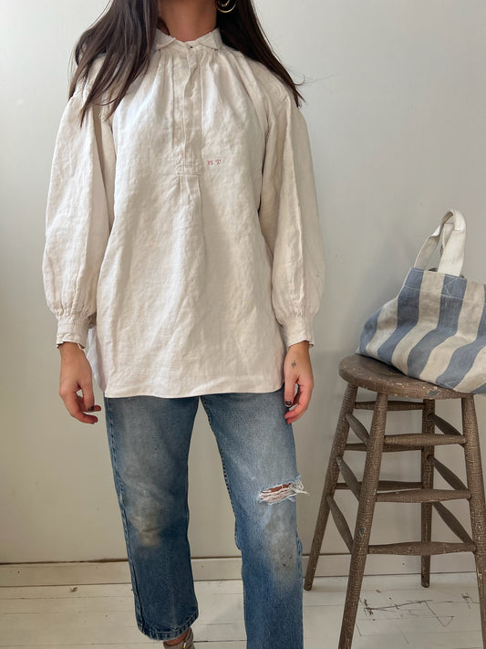 Linen Edwardian Blouse 11