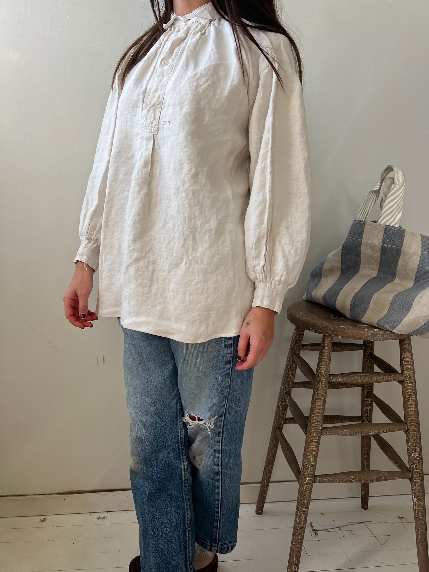 Linen Edwardian Blouse 11