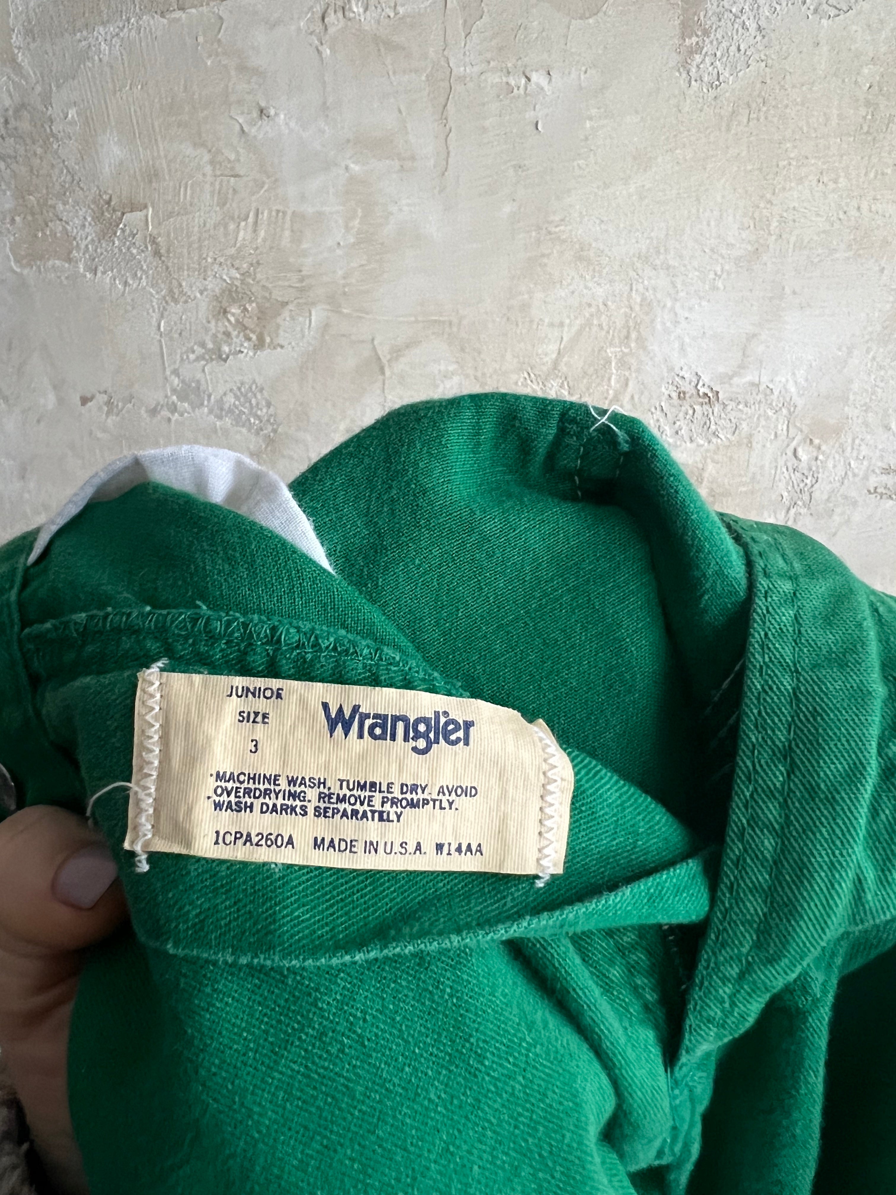 Reworked Green Wrangler Painter Pants