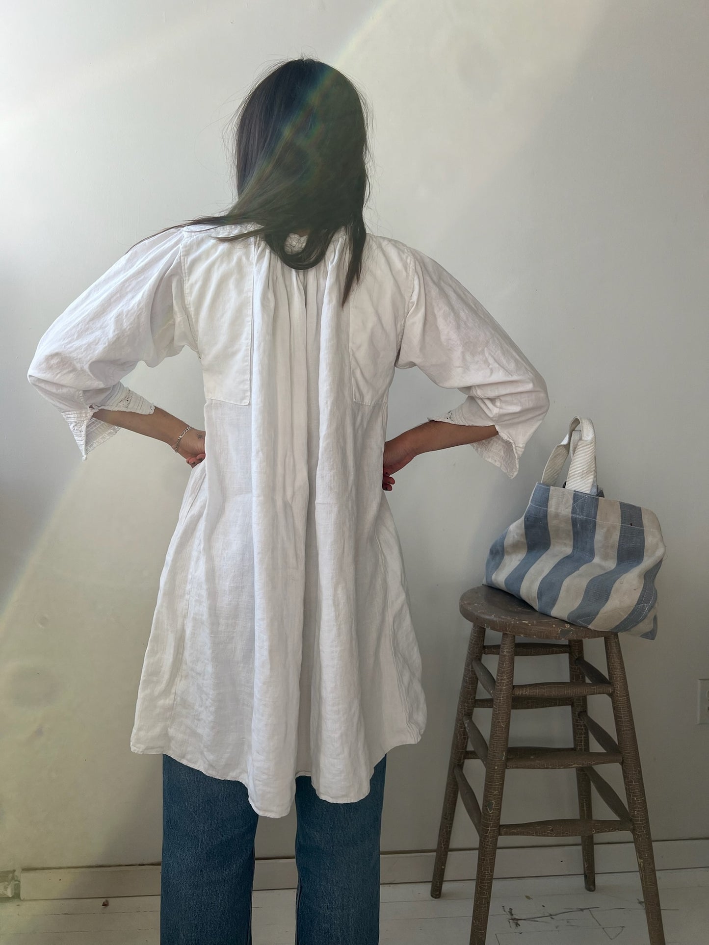 White Linen Edwardian Tunic 13