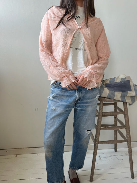 Pale Pink Cardigan