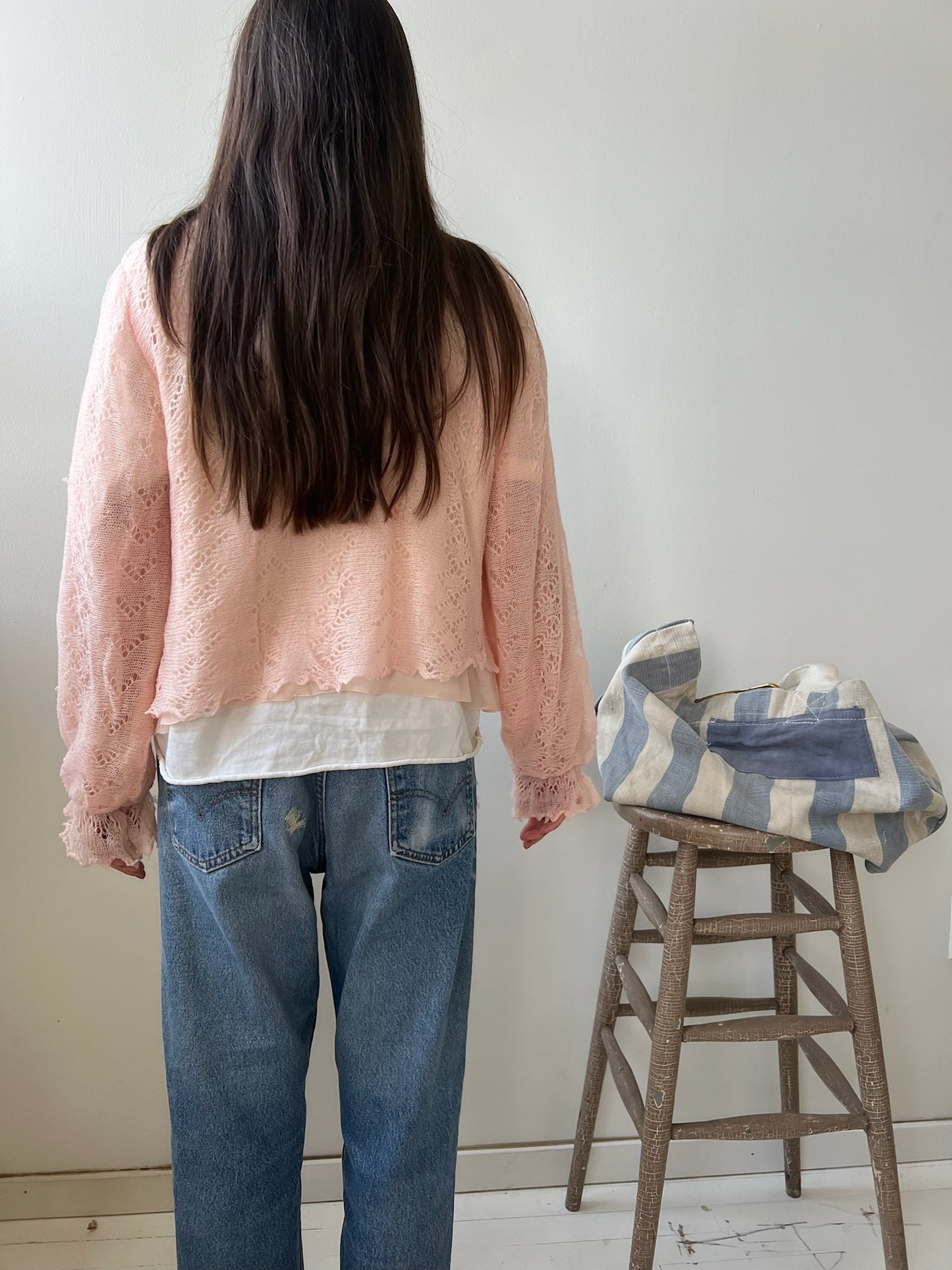 Pale Pink Cardigan