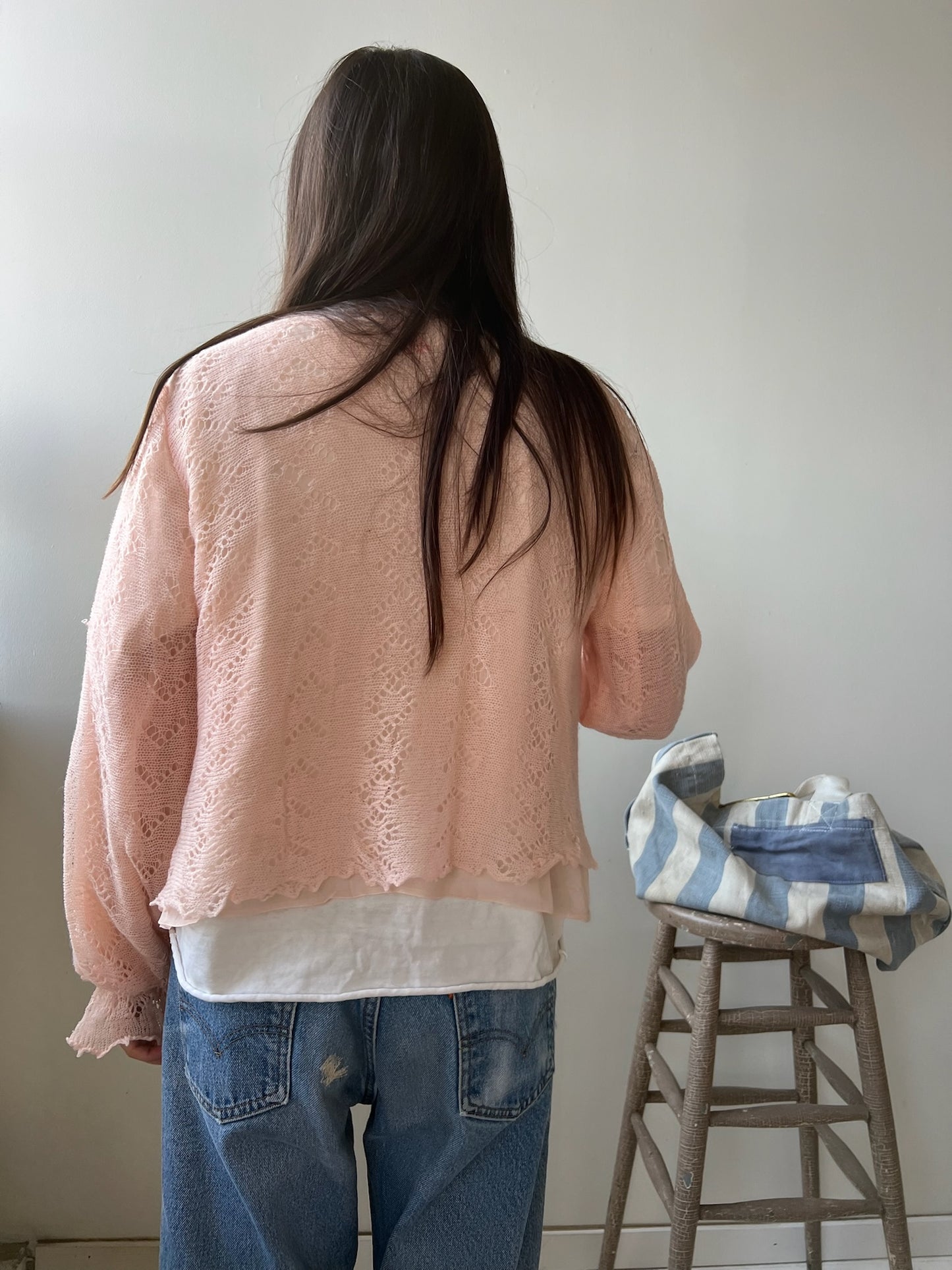 Pale Pink Cardigan