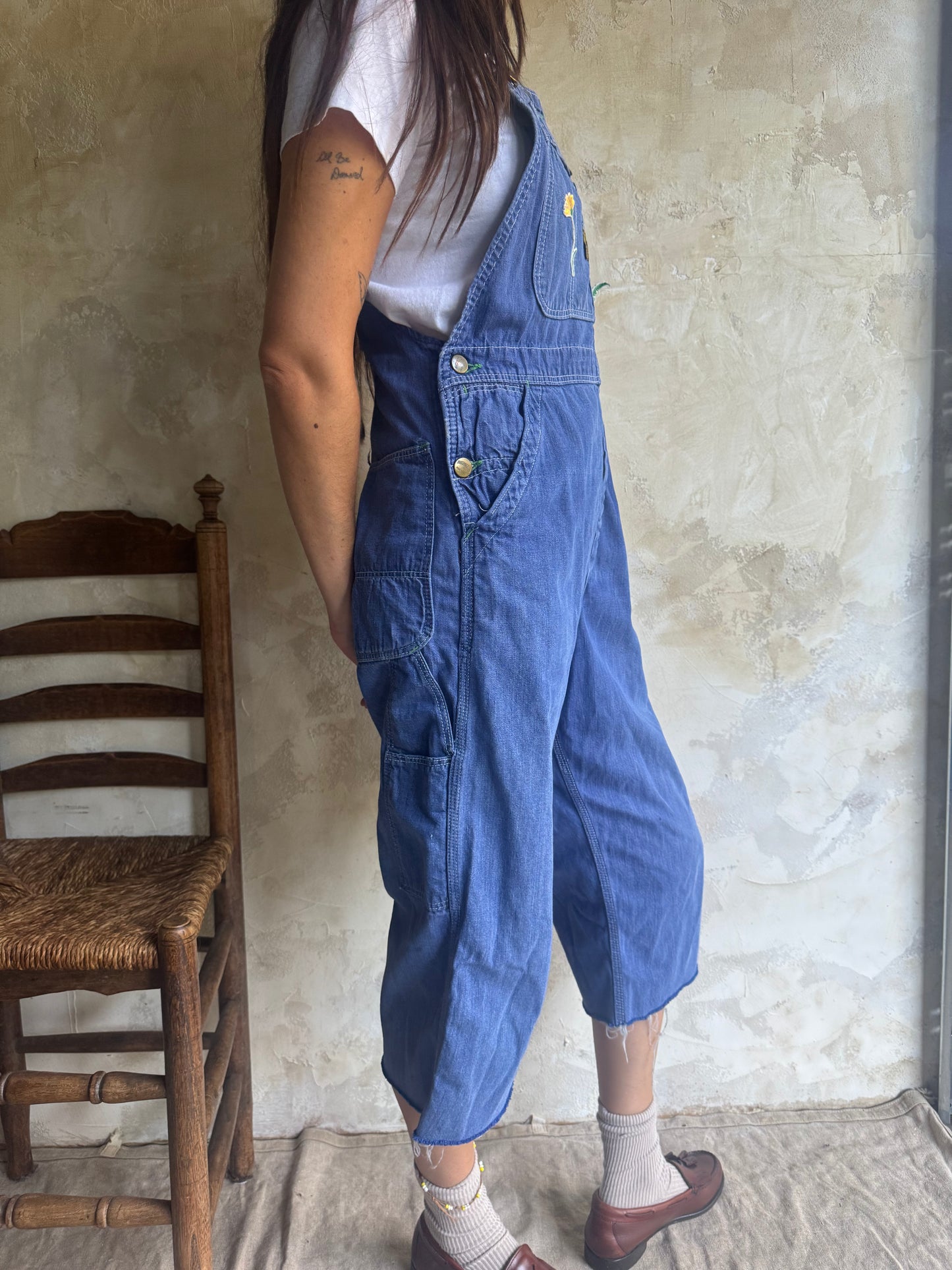Washington DeeCee Cropped Overalls