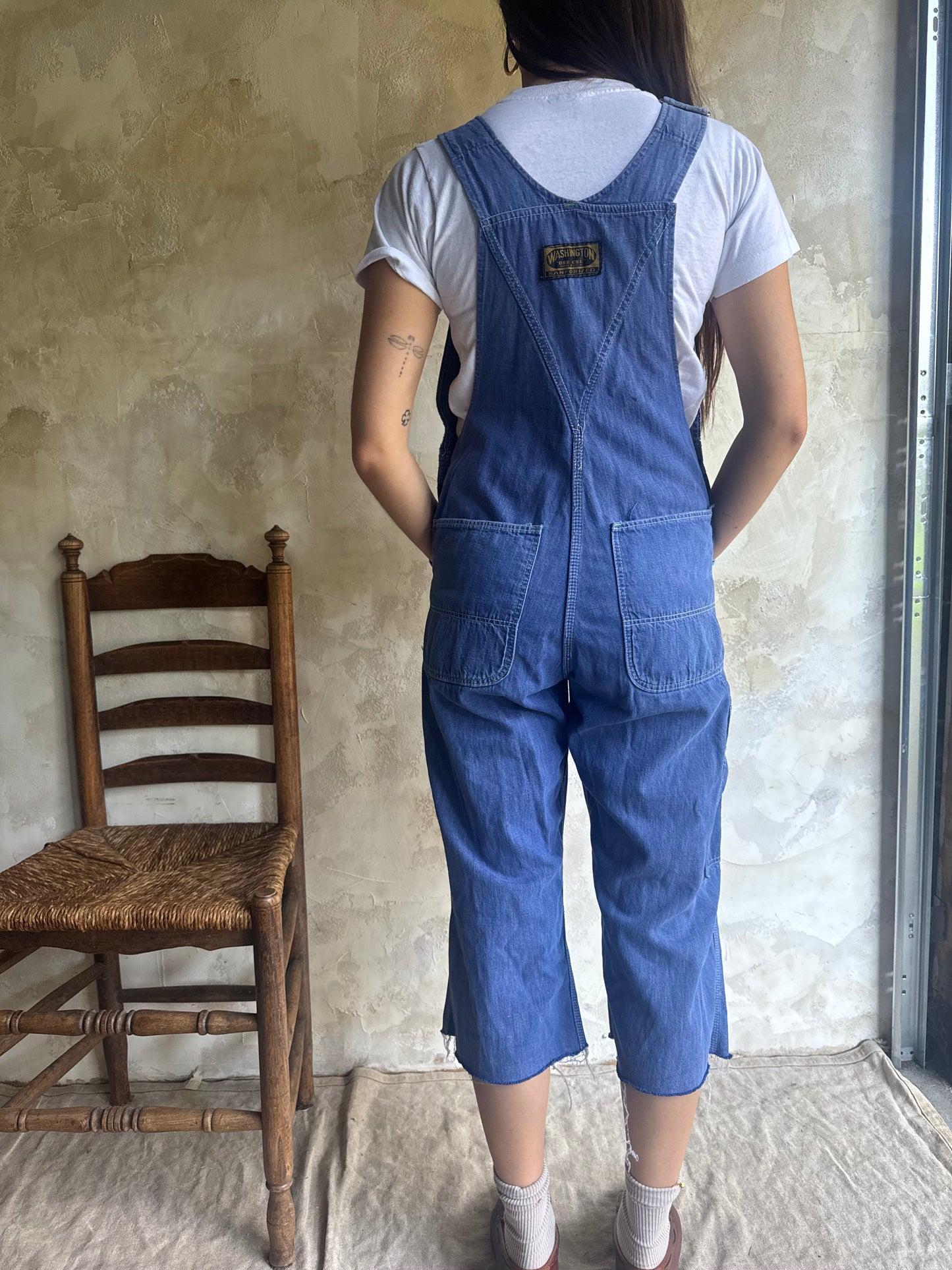 Washington DeeCee Cropped Overalls