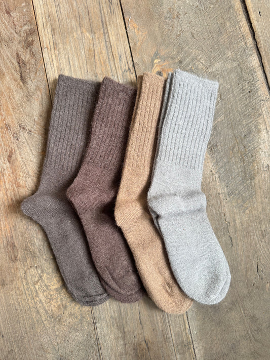Alpaca Cabin Socks by Billy Bamboo