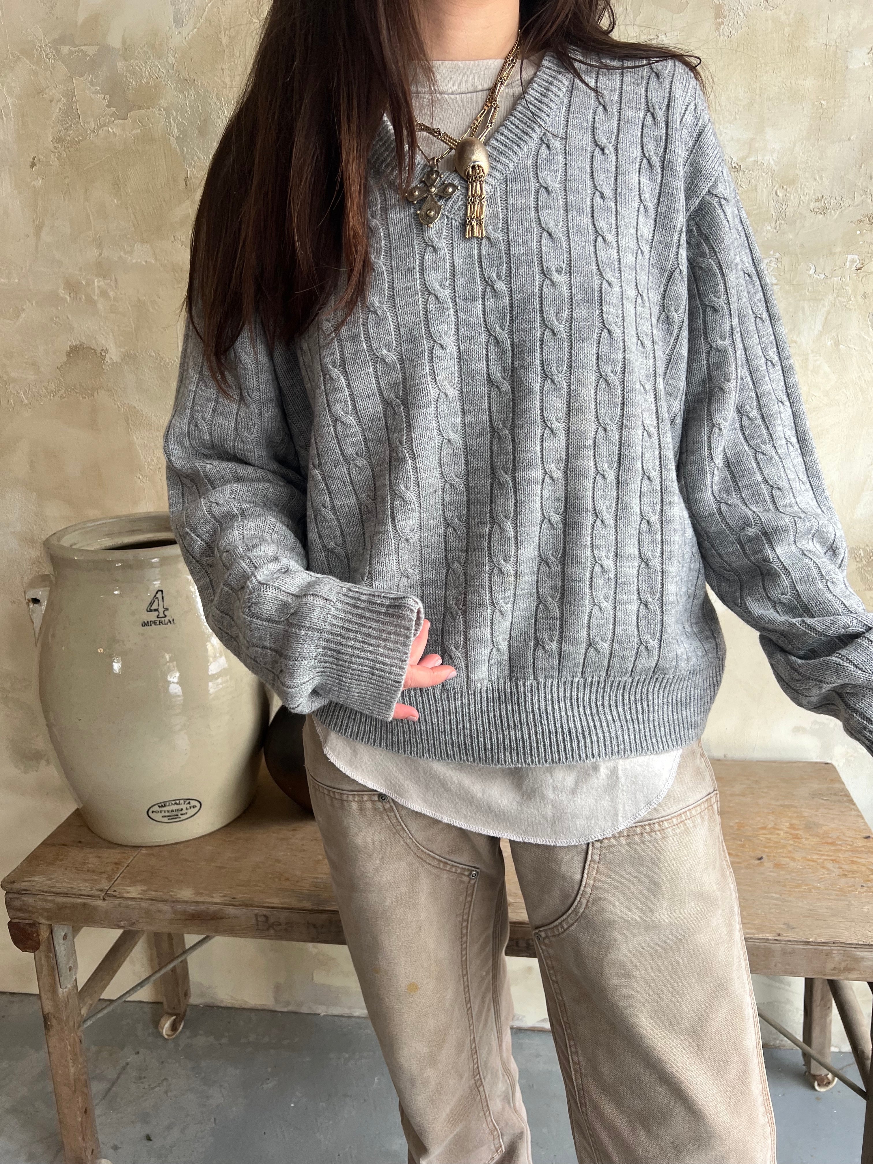 Heather Grey Sweater