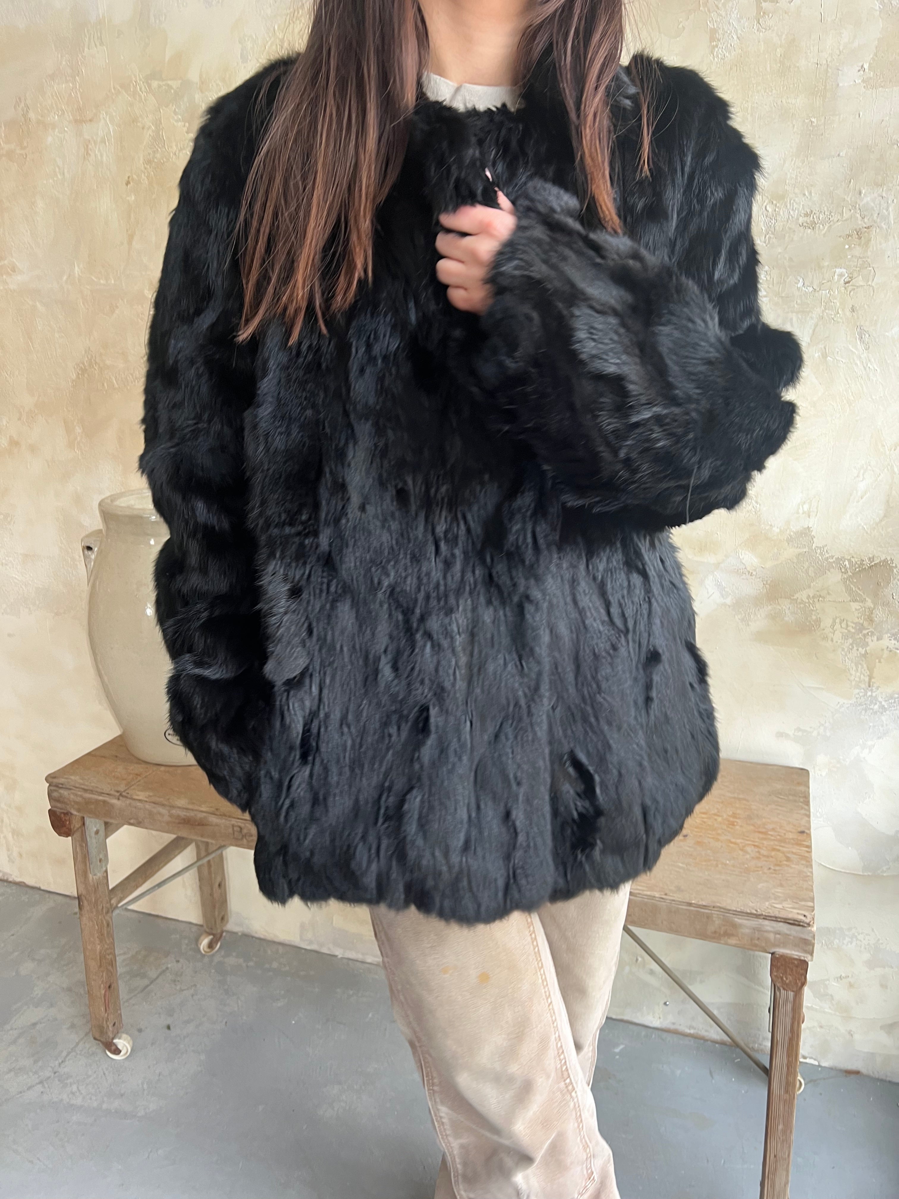 Black Fur Jacket