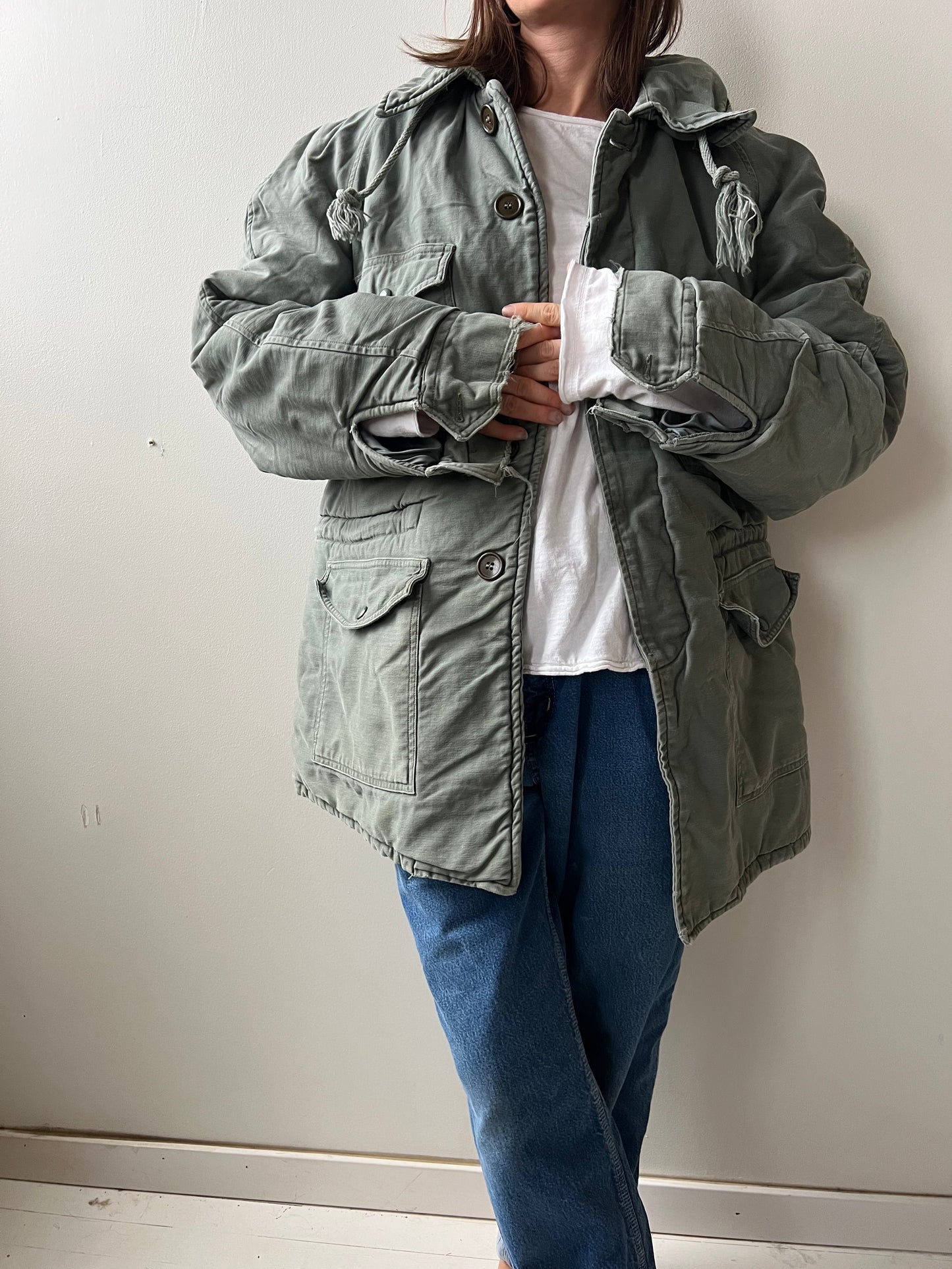 Sage Green Military Jacket