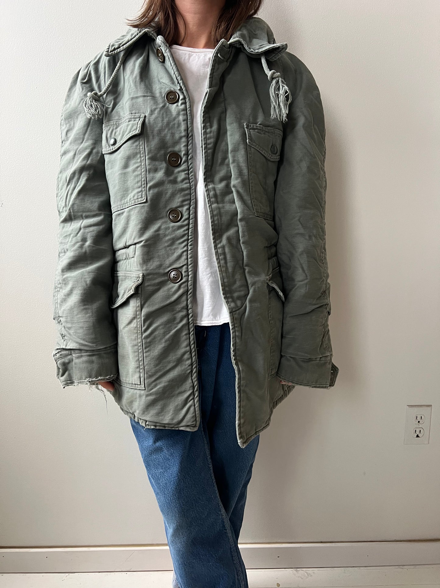 Sage Green Military Jacket