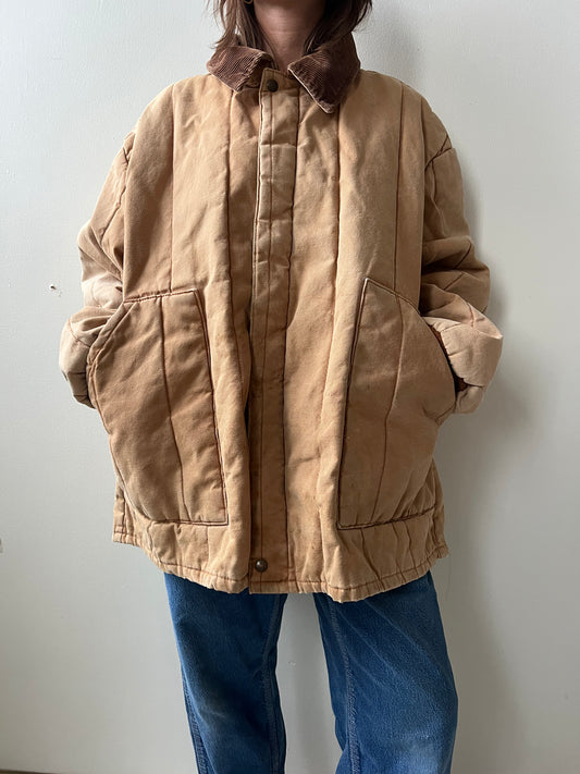 Quilted Walls Tan Jacket