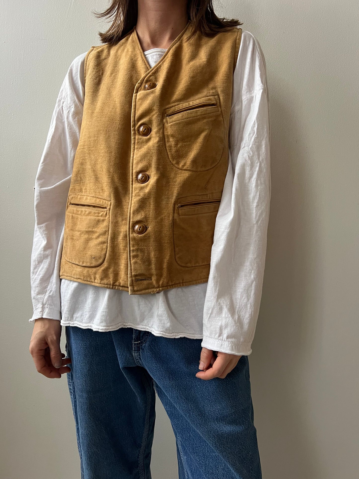 Buck Skein Vest