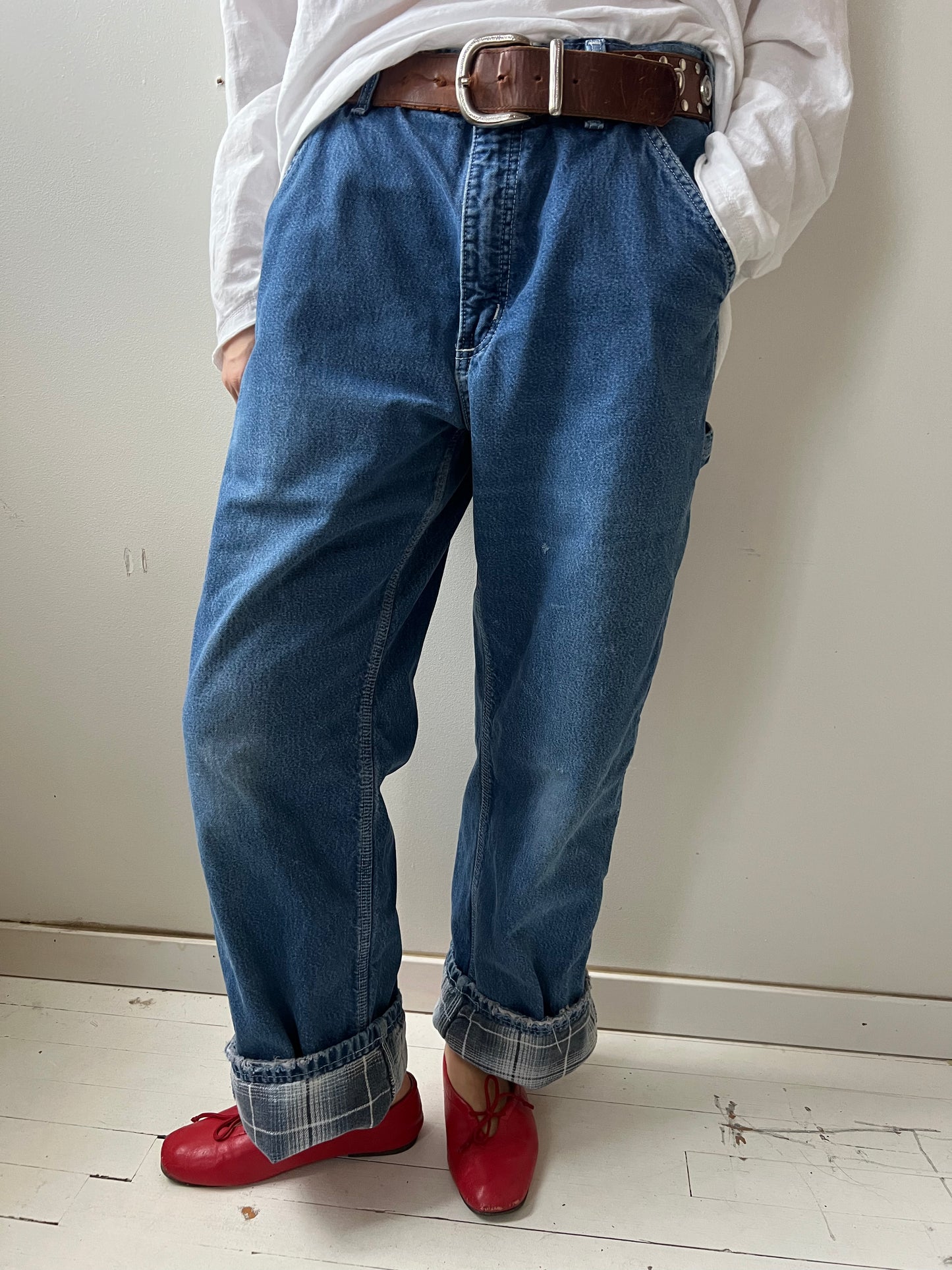 Flannel Lined Denim Carhartt Pant