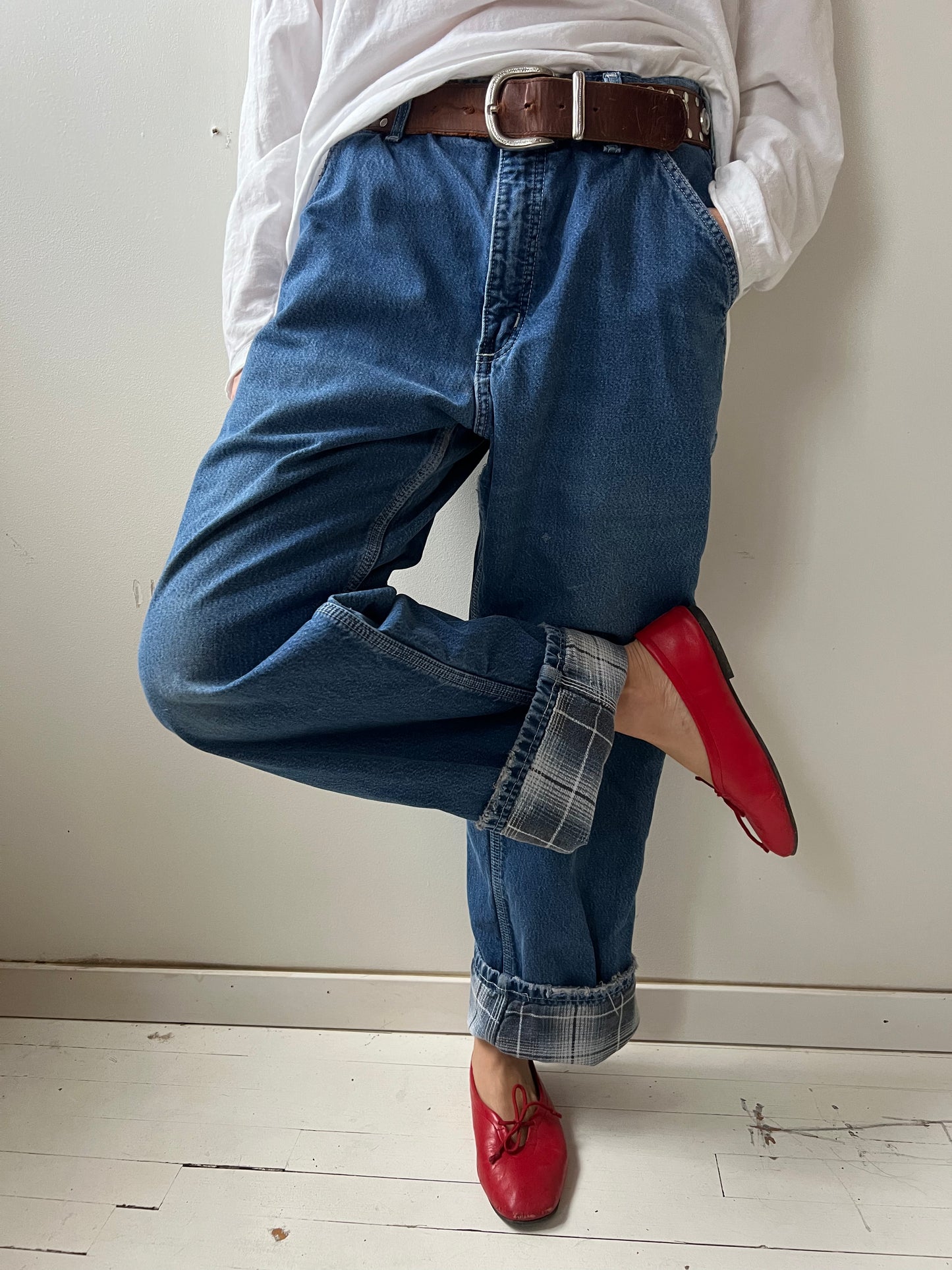 Flannel Lined Denim Carhartt Pant