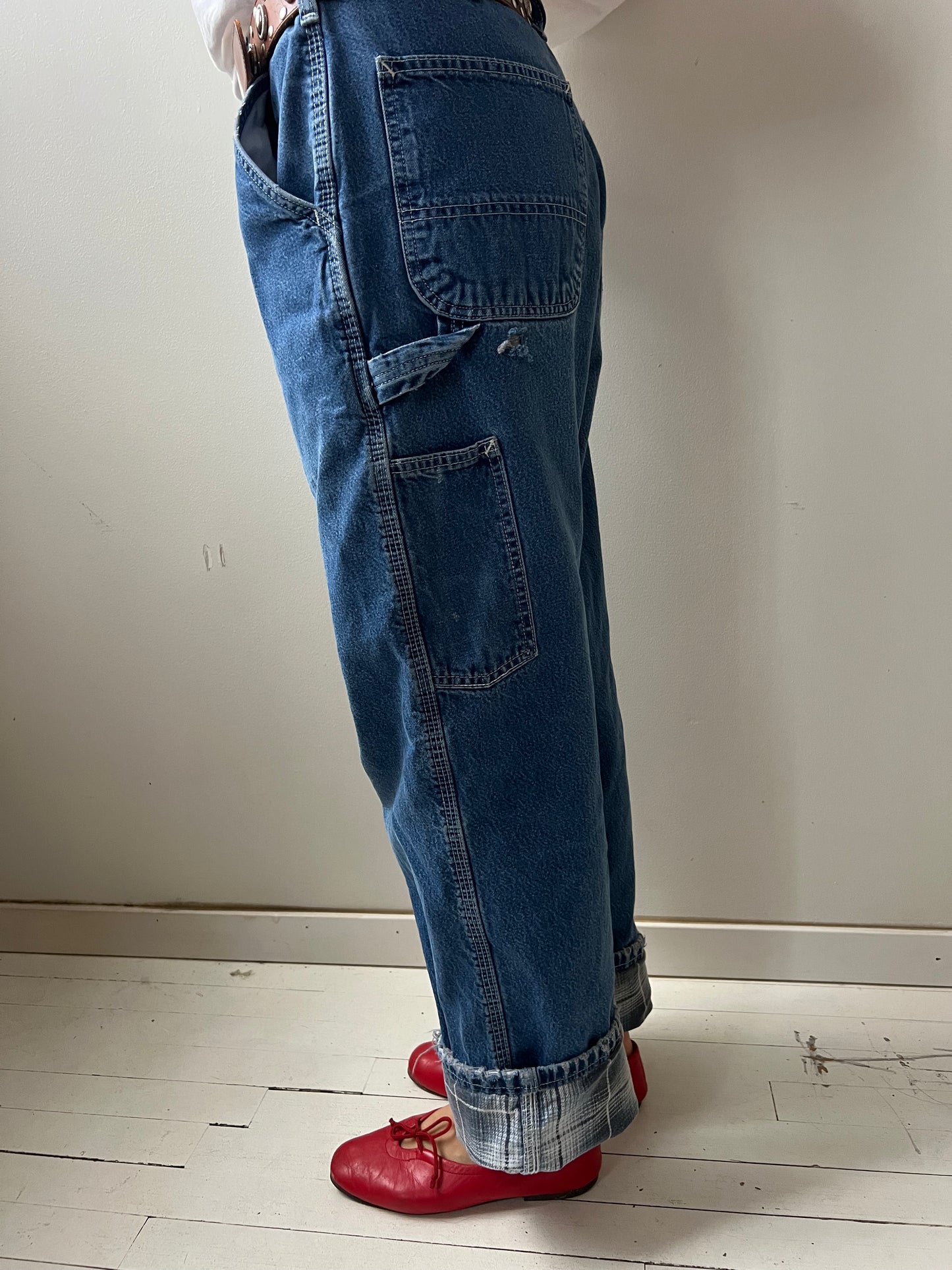 Flannel Lined Denim Carhartt Pant