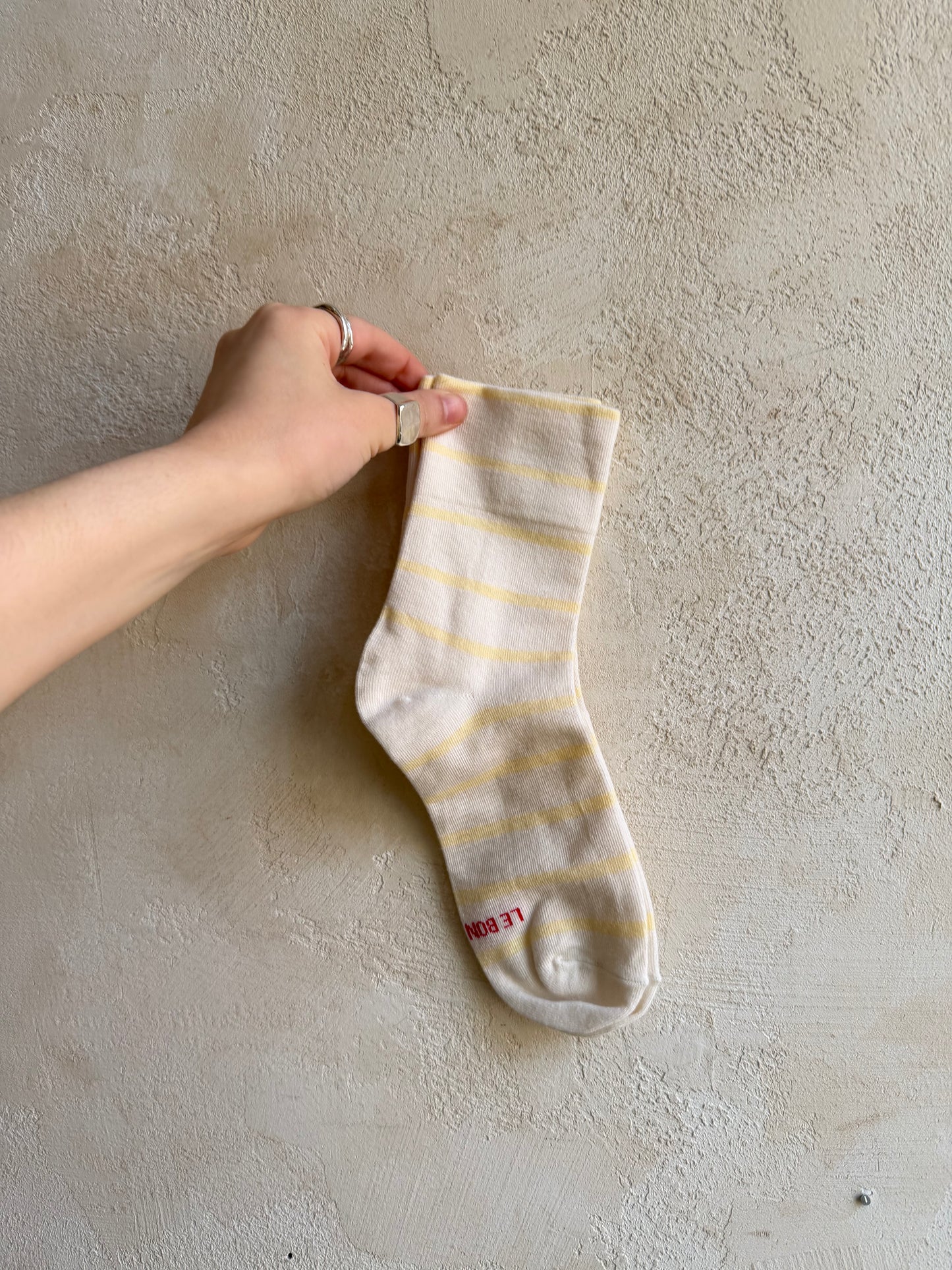 Wally Socks in Lemon by Le Bon Shoppe