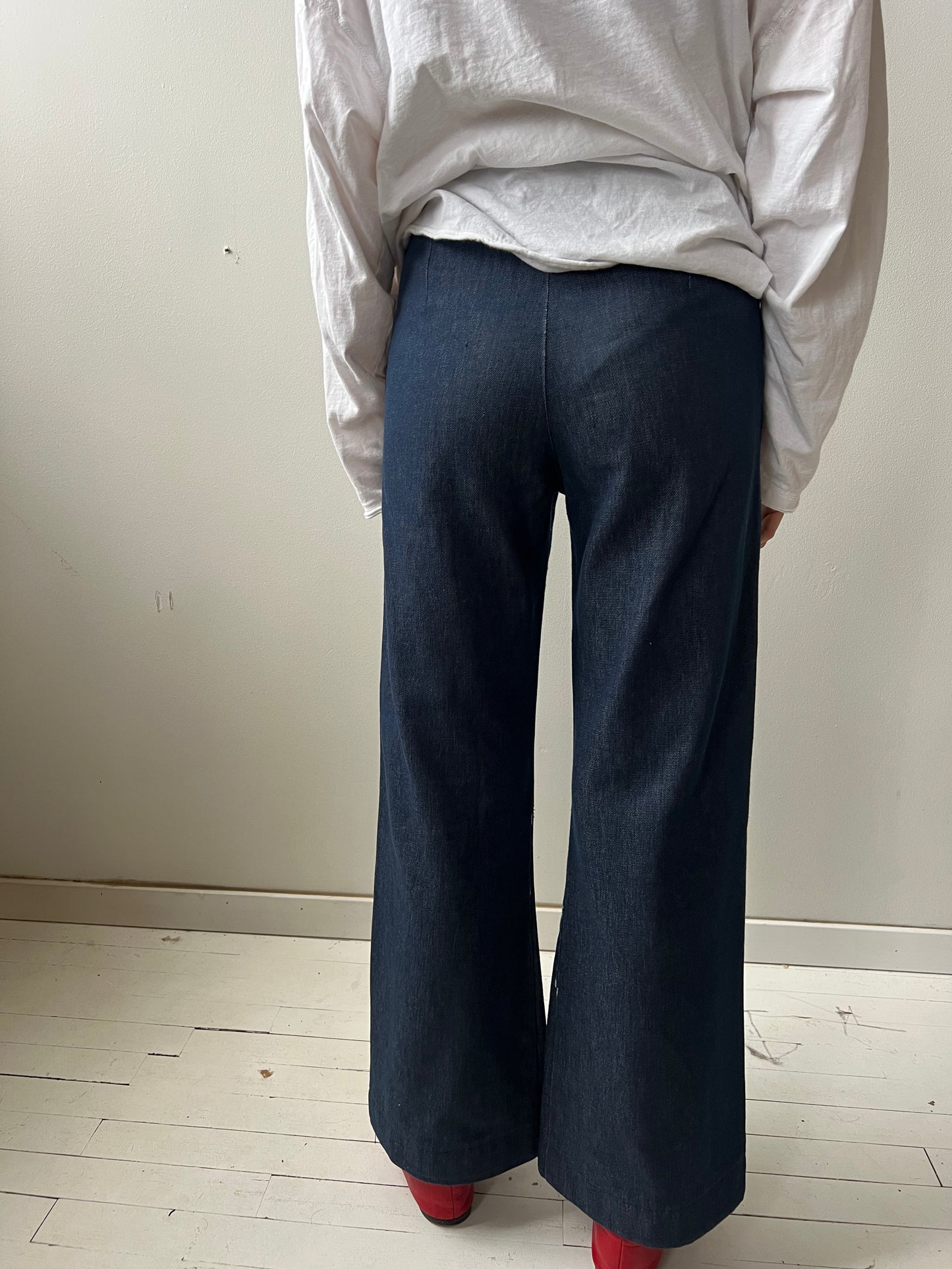 Dark Denim Sailors Pants