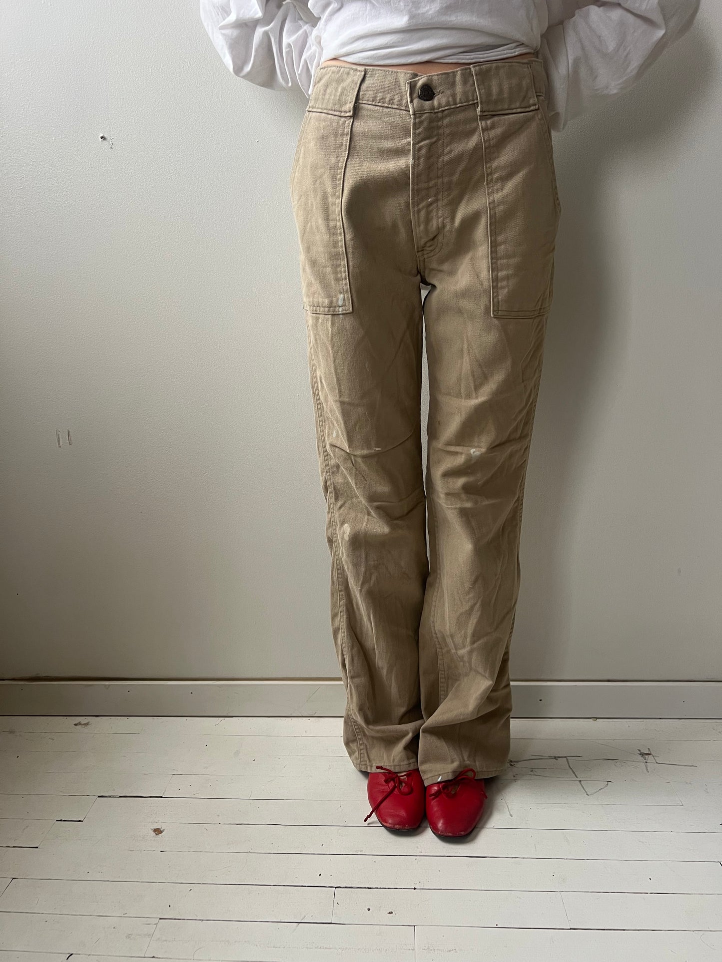 70s Tan Levi’s Flares