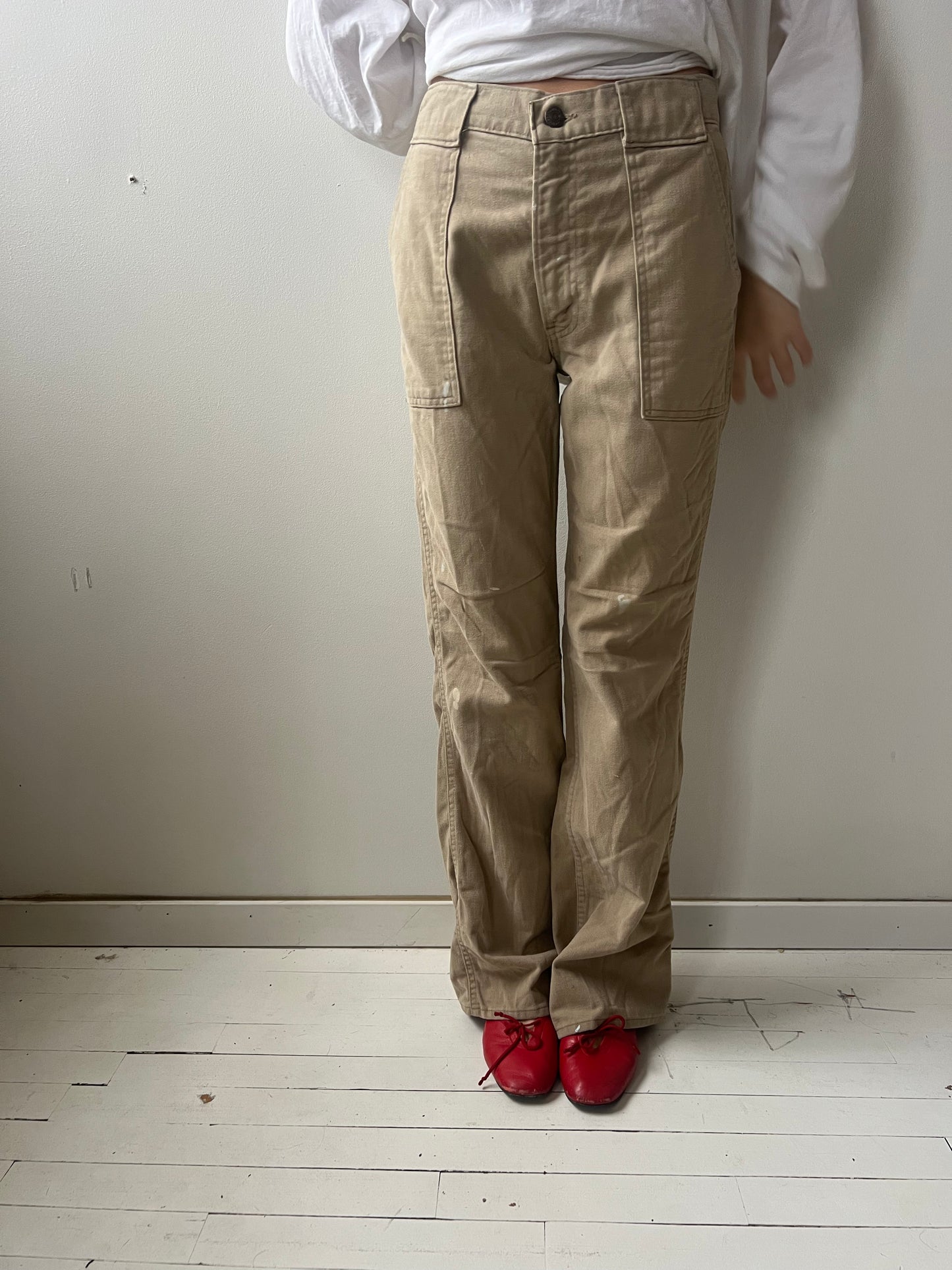 70s Tan Levi’s Flares